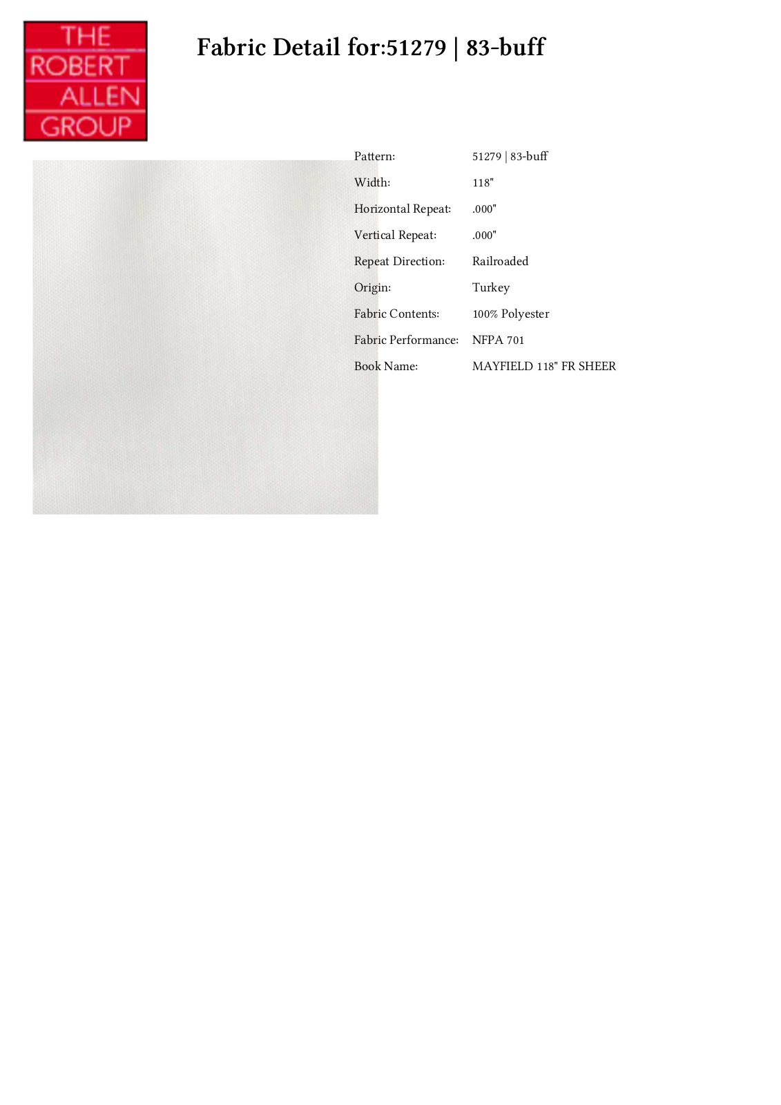 Duralee CRAL4170 Specifications - ManualMachine.com