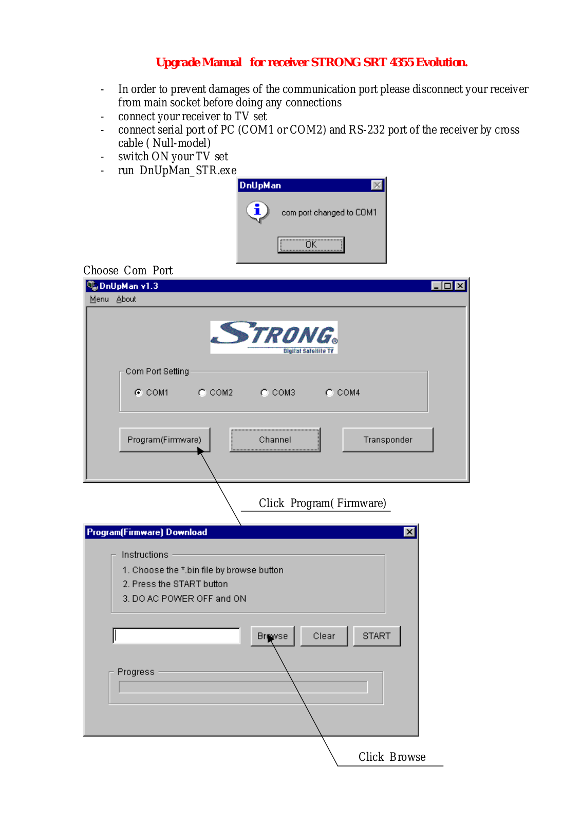 Strong STR 4355 UPGRADE MANUAL - ManualMachine.com