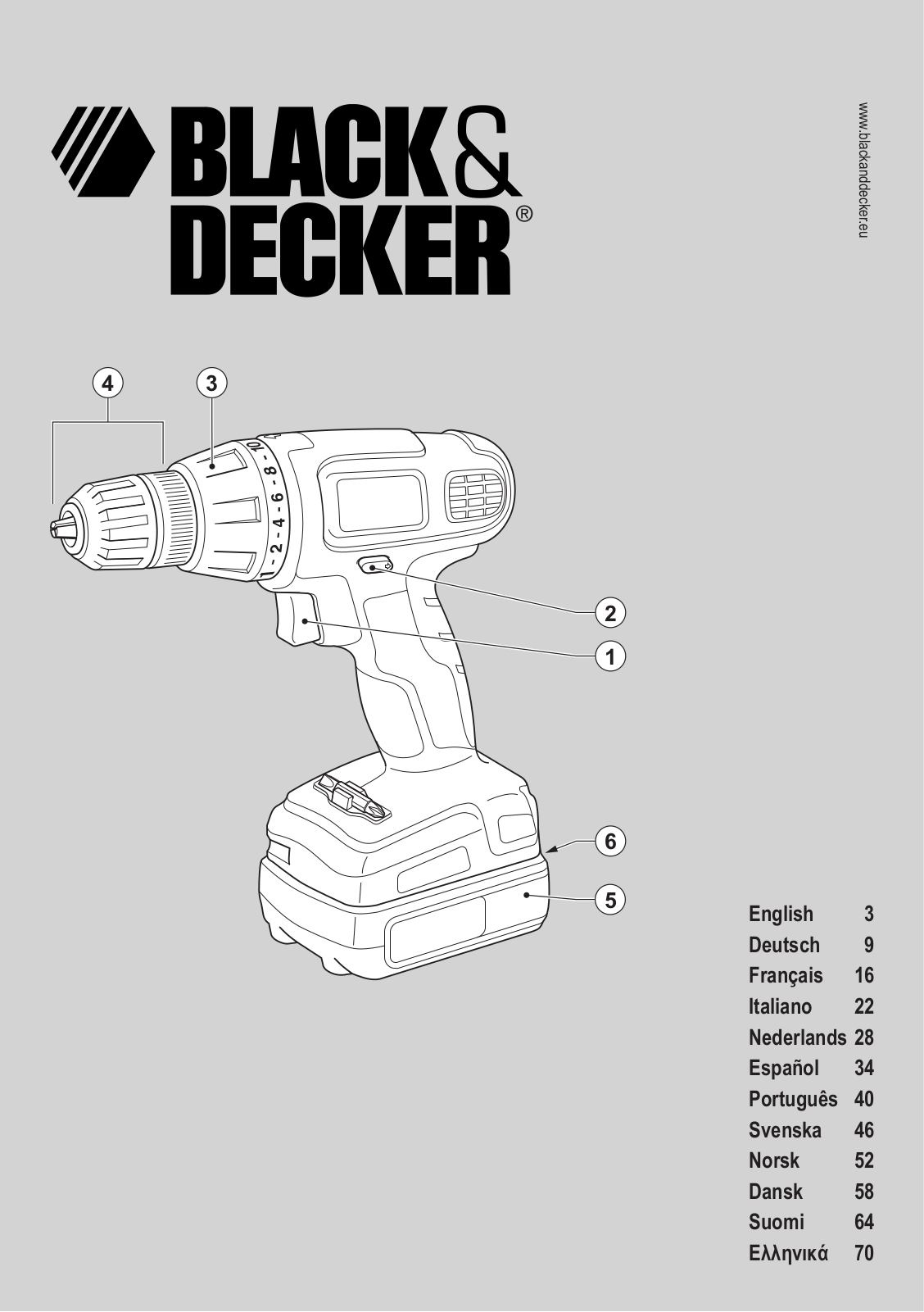 Black & Decker Epc14l Instruction Manual