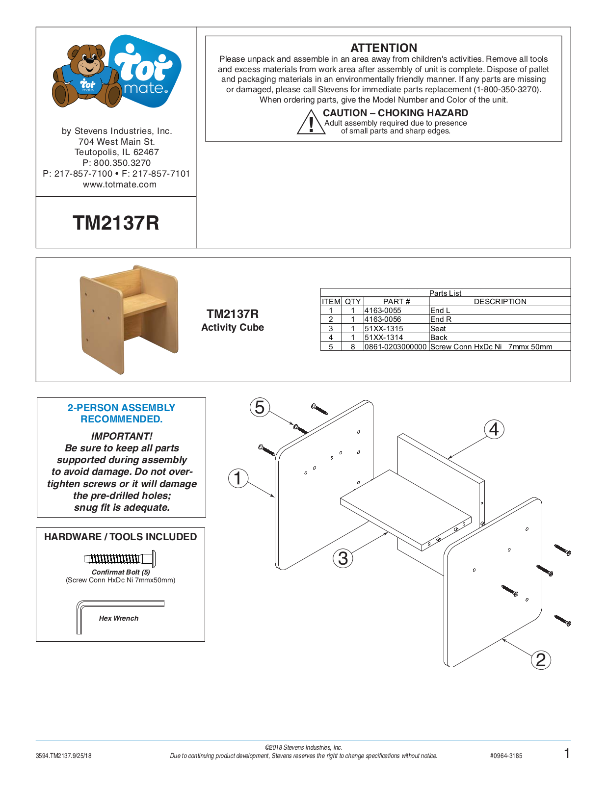 TotMate FCM10034 Installation & Assembly - ManualMachine.com
