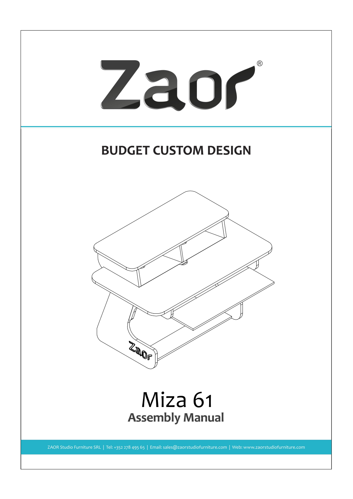 Zaor Miza 61 Assembly