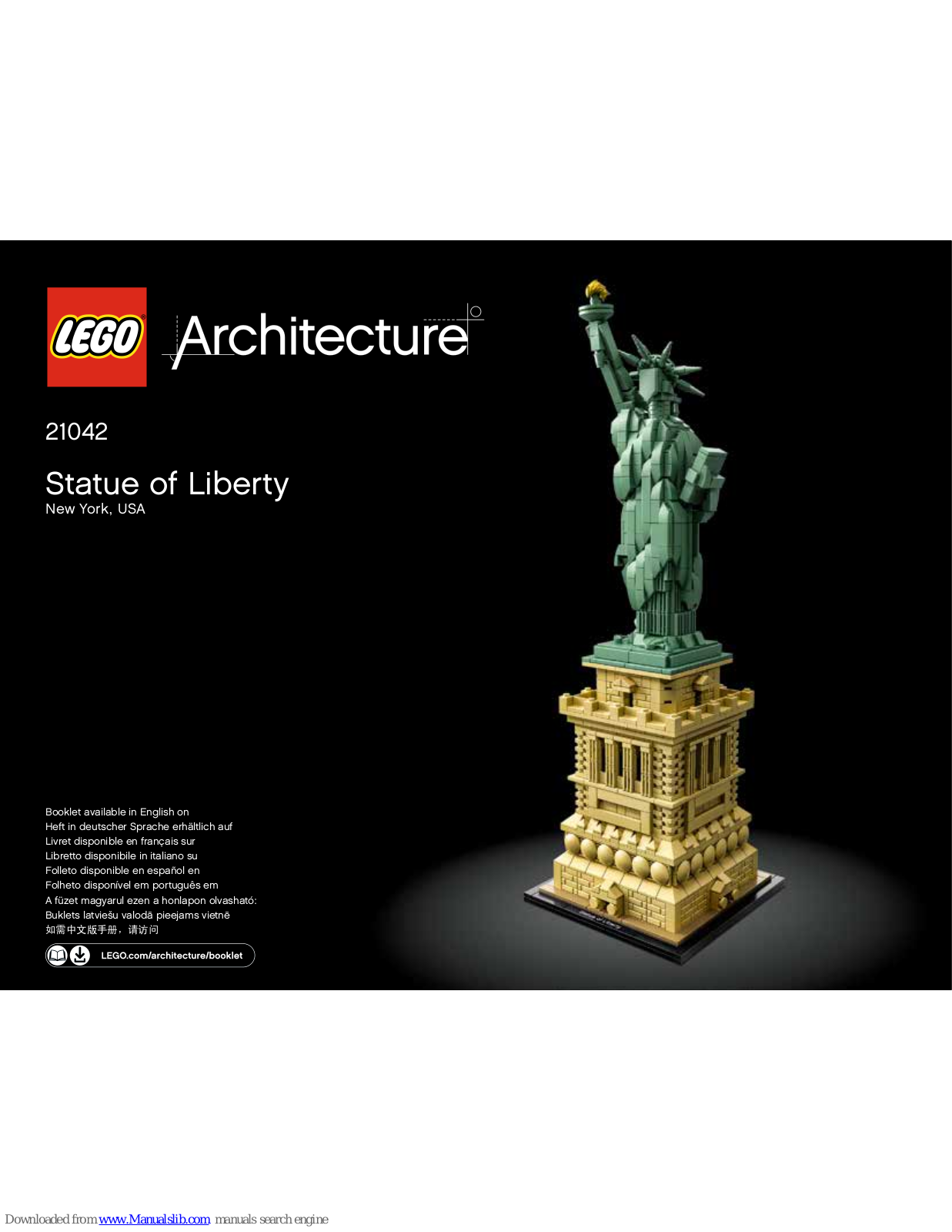 LEGO Architecture 21042 Booklet