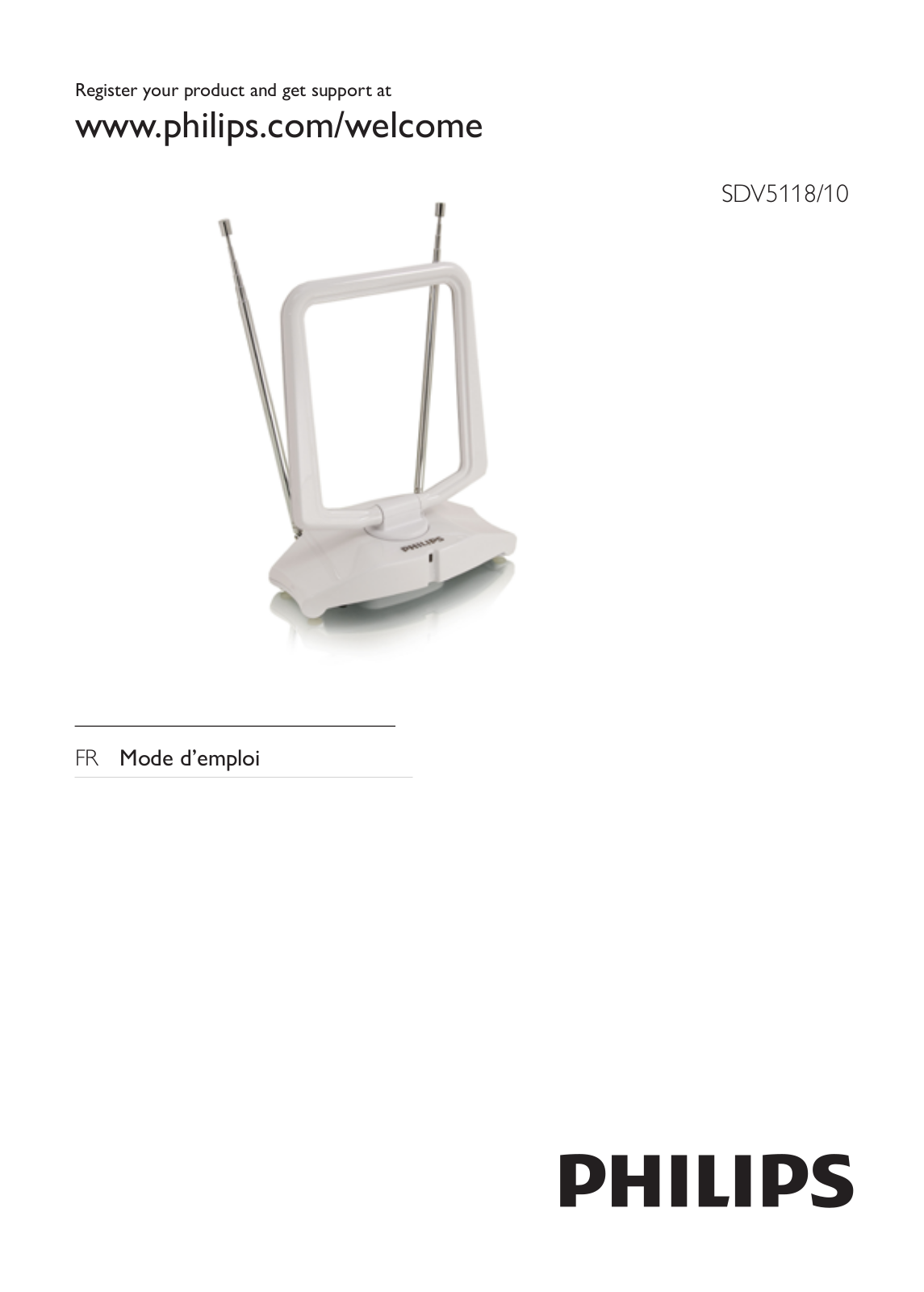 PHILIPS SDV 5118 User Manual