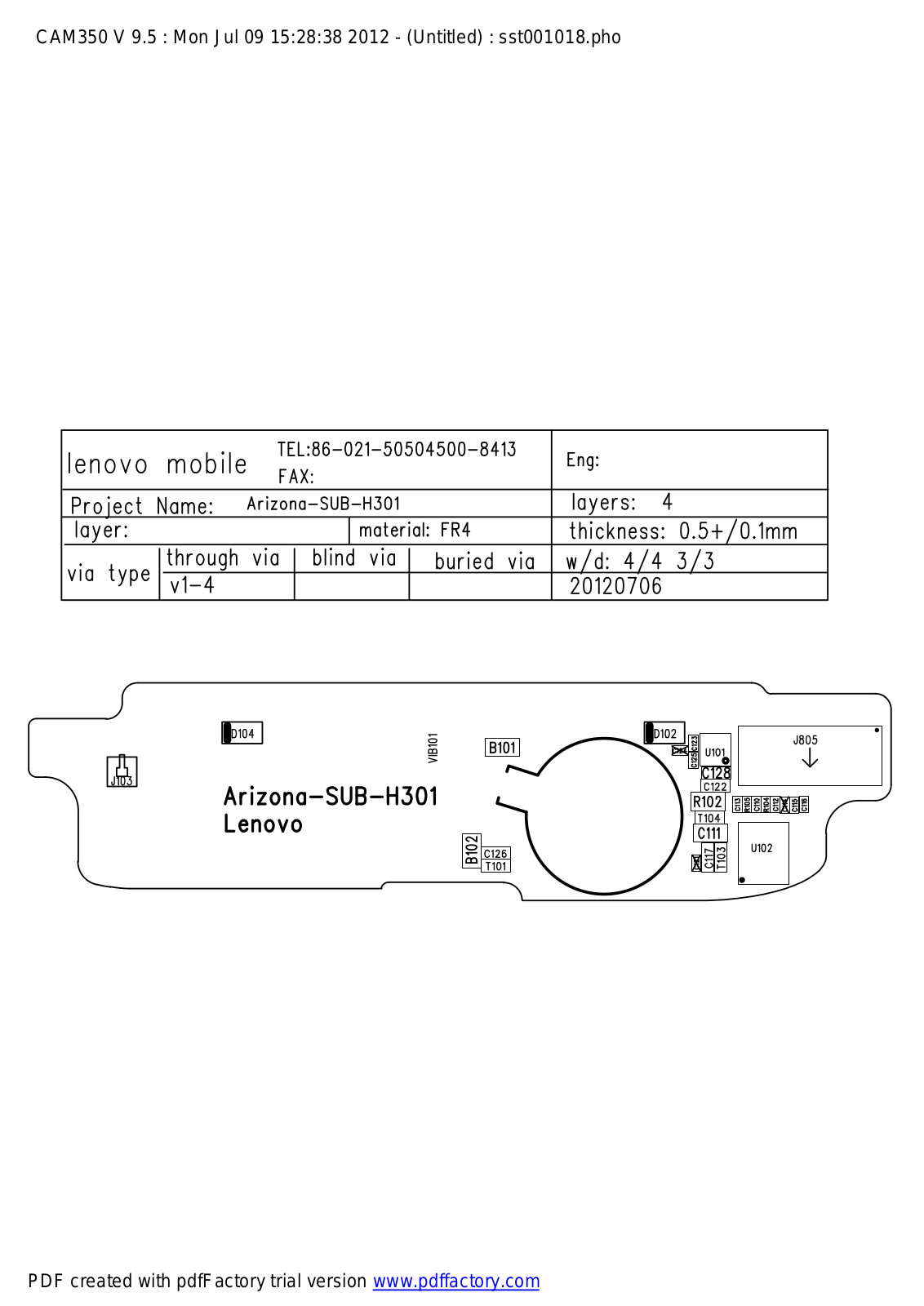 Lenovo S560 schematic diagram and service manual