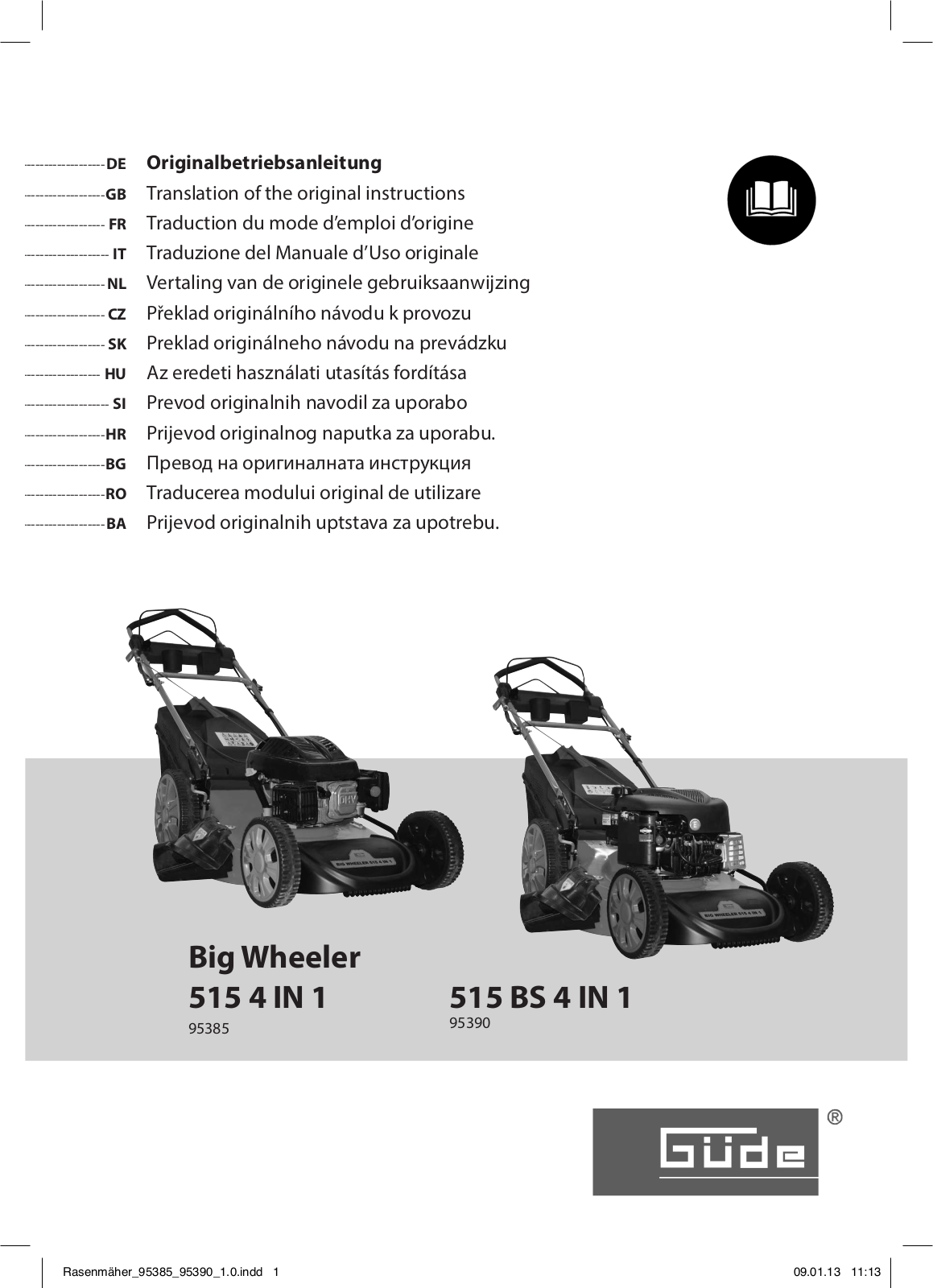 Güde 515 User Manual