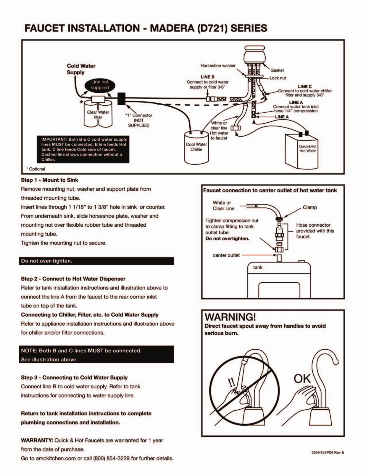 Waste King D721-CH Installation  Manual