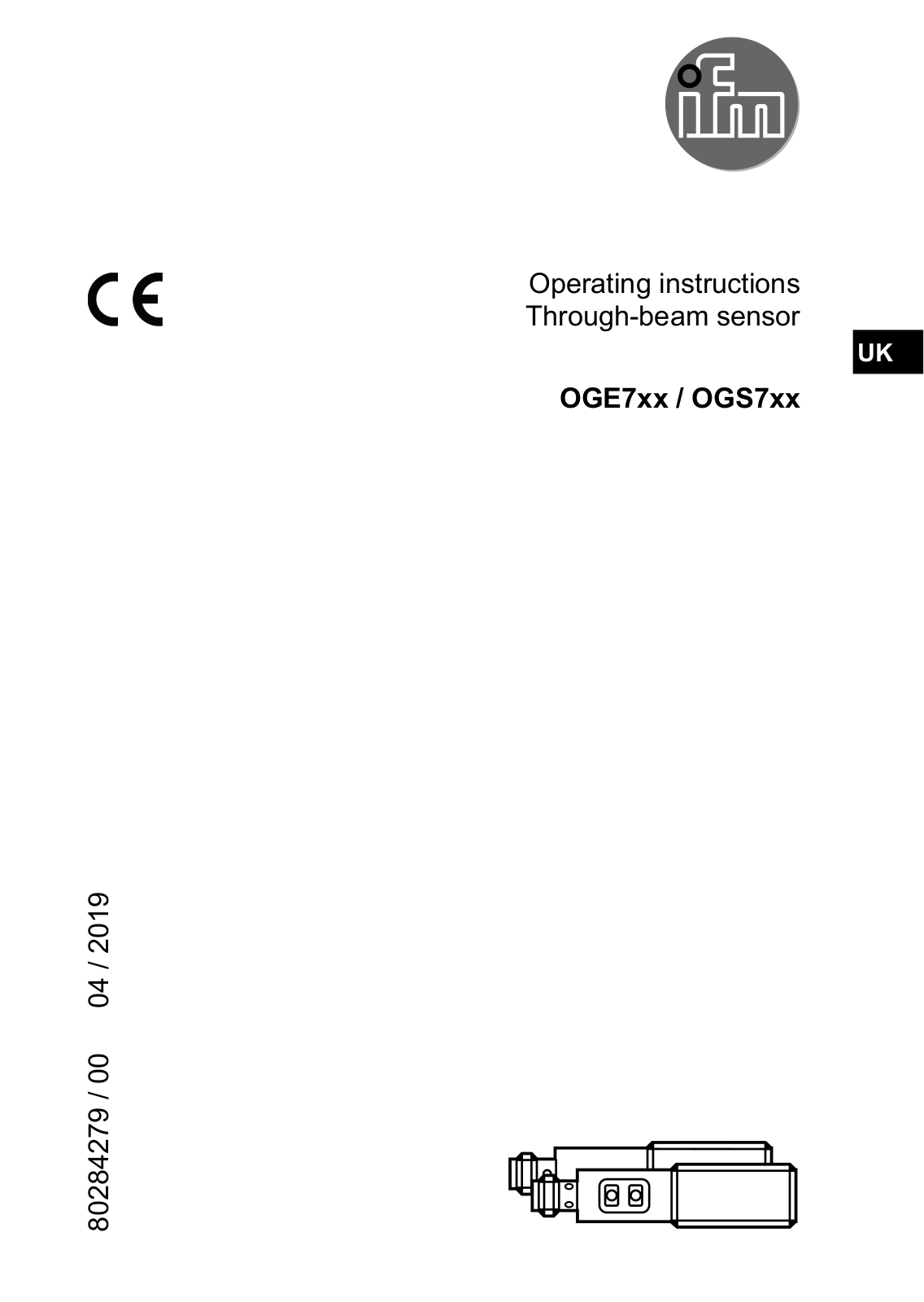 IFM Electronic OGE7, OGS7 Operating Instructions Manual