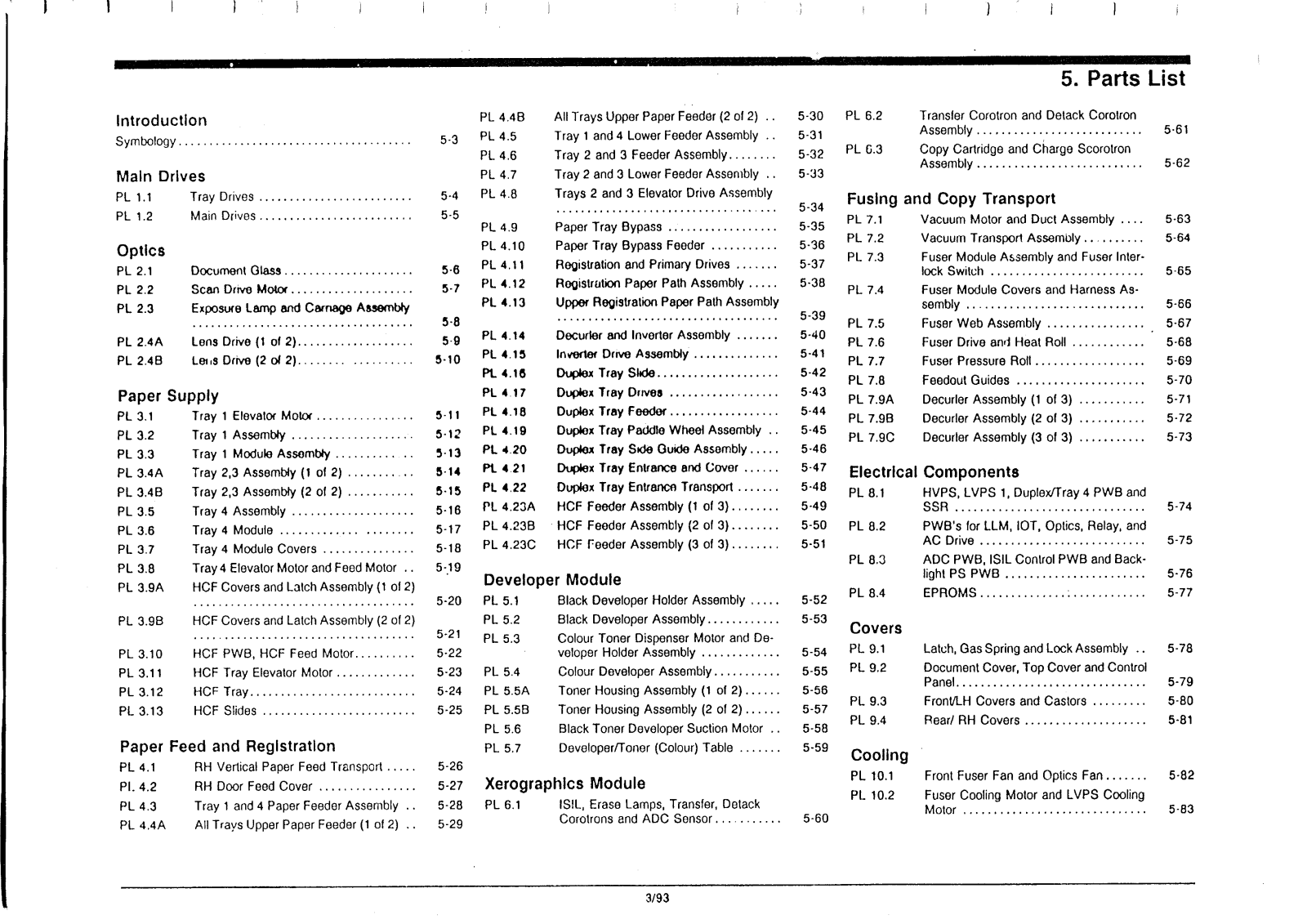 XEROX 5340 Service Manual 5