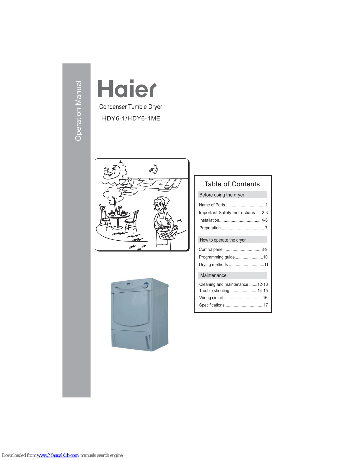 Haier HDY6-1 Owner’s Manual