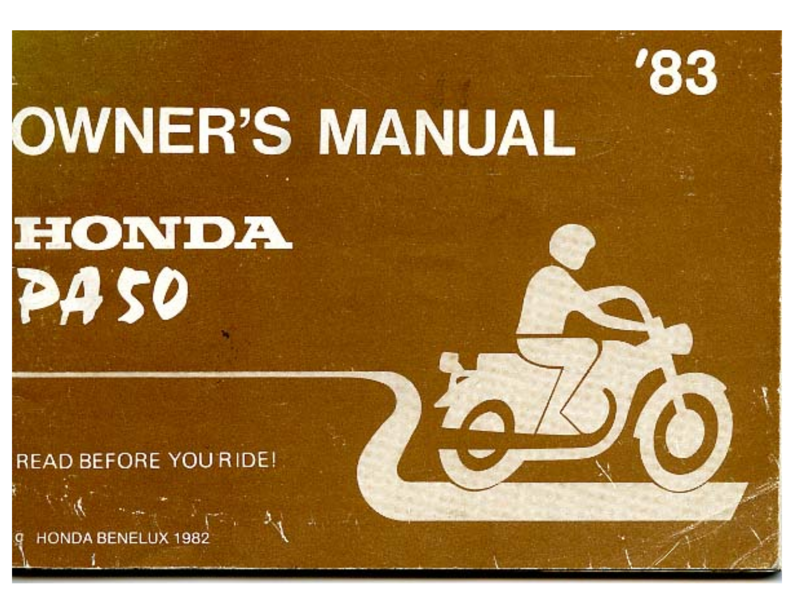 Honda PA 50 1983 User Manual