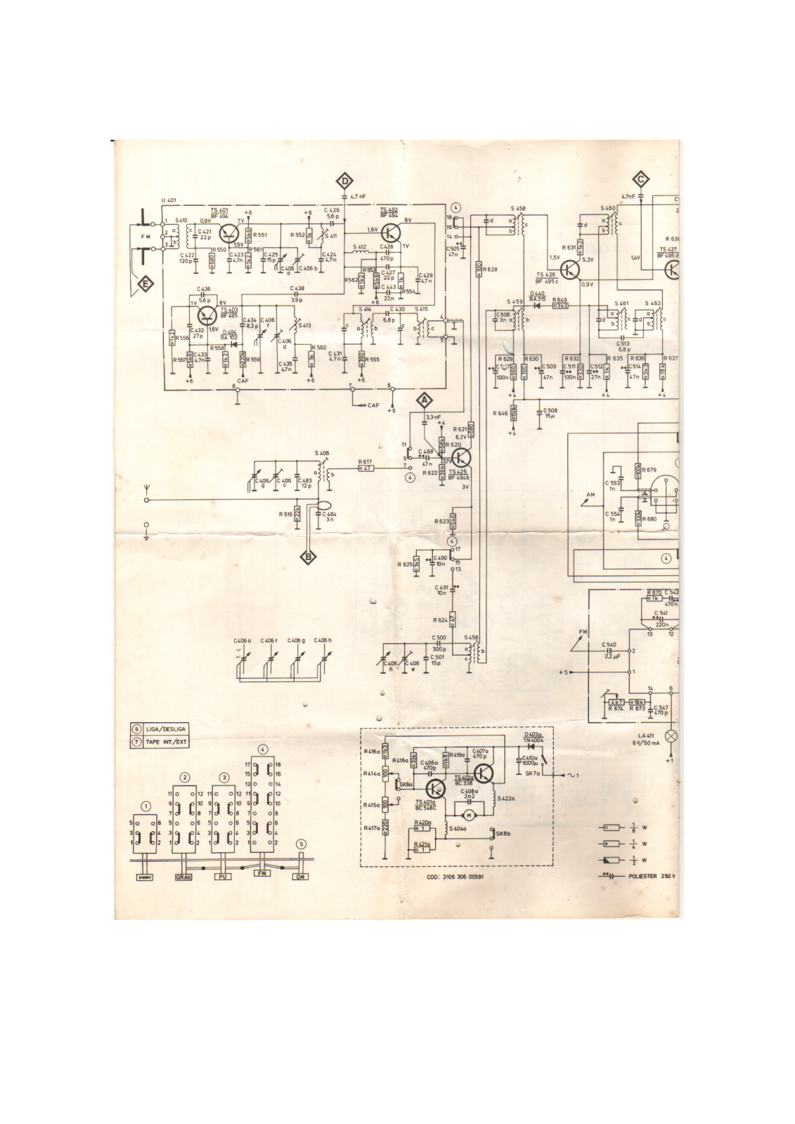 Philips AH-902 Schematic