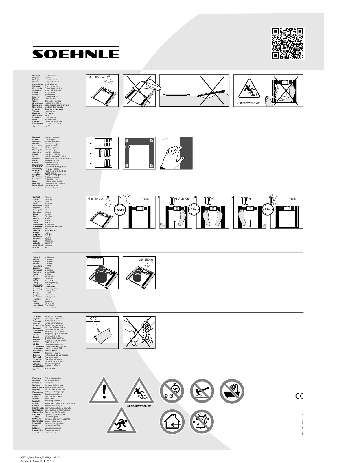 Soehnle Solar Sense User Manual