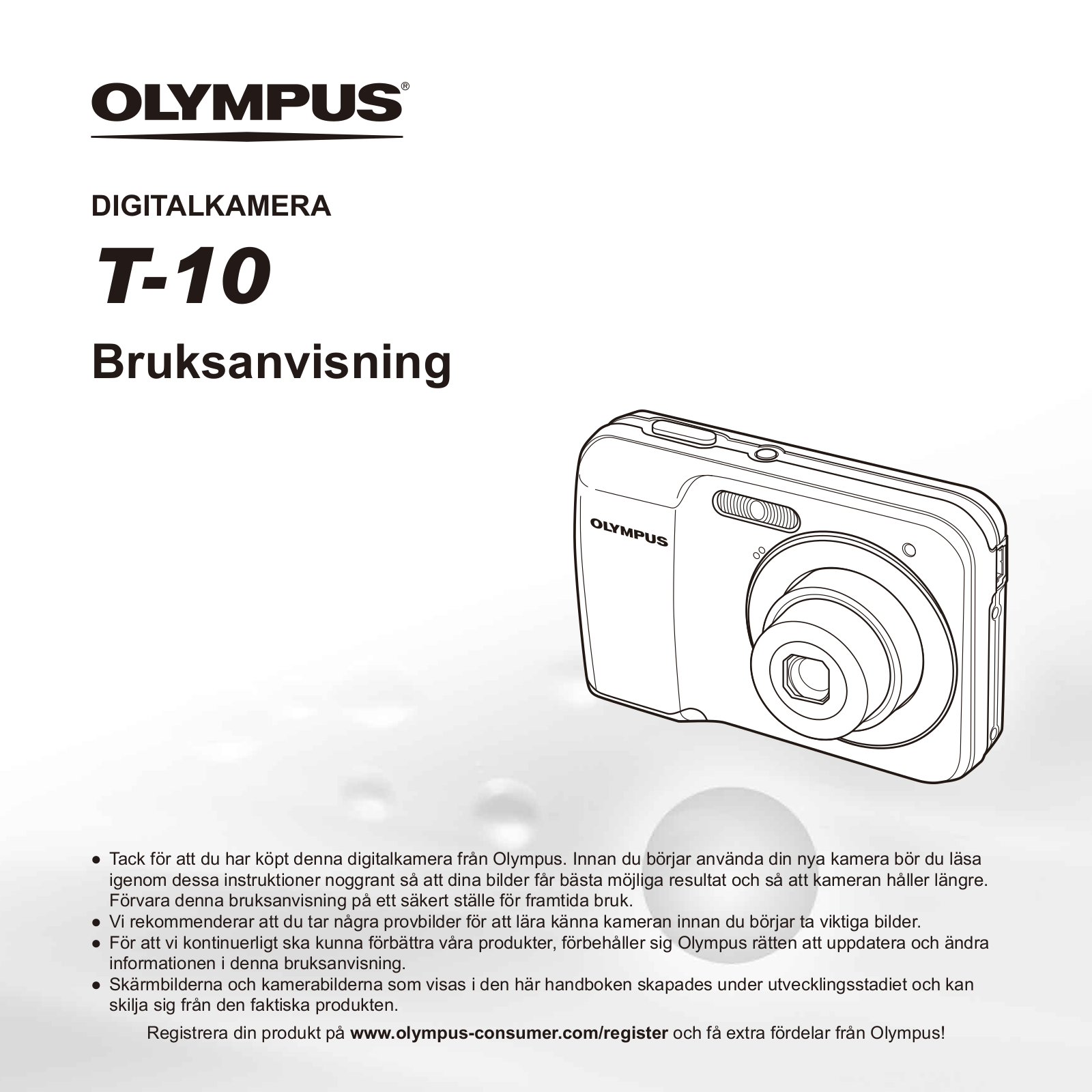 OLYMPUS T-10 User Manual