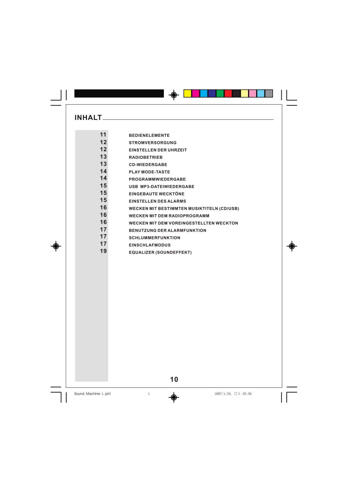 Lenco CR-2850 Instructions Manual