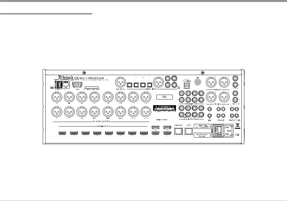 McIntosh MX160 Owner's Manual