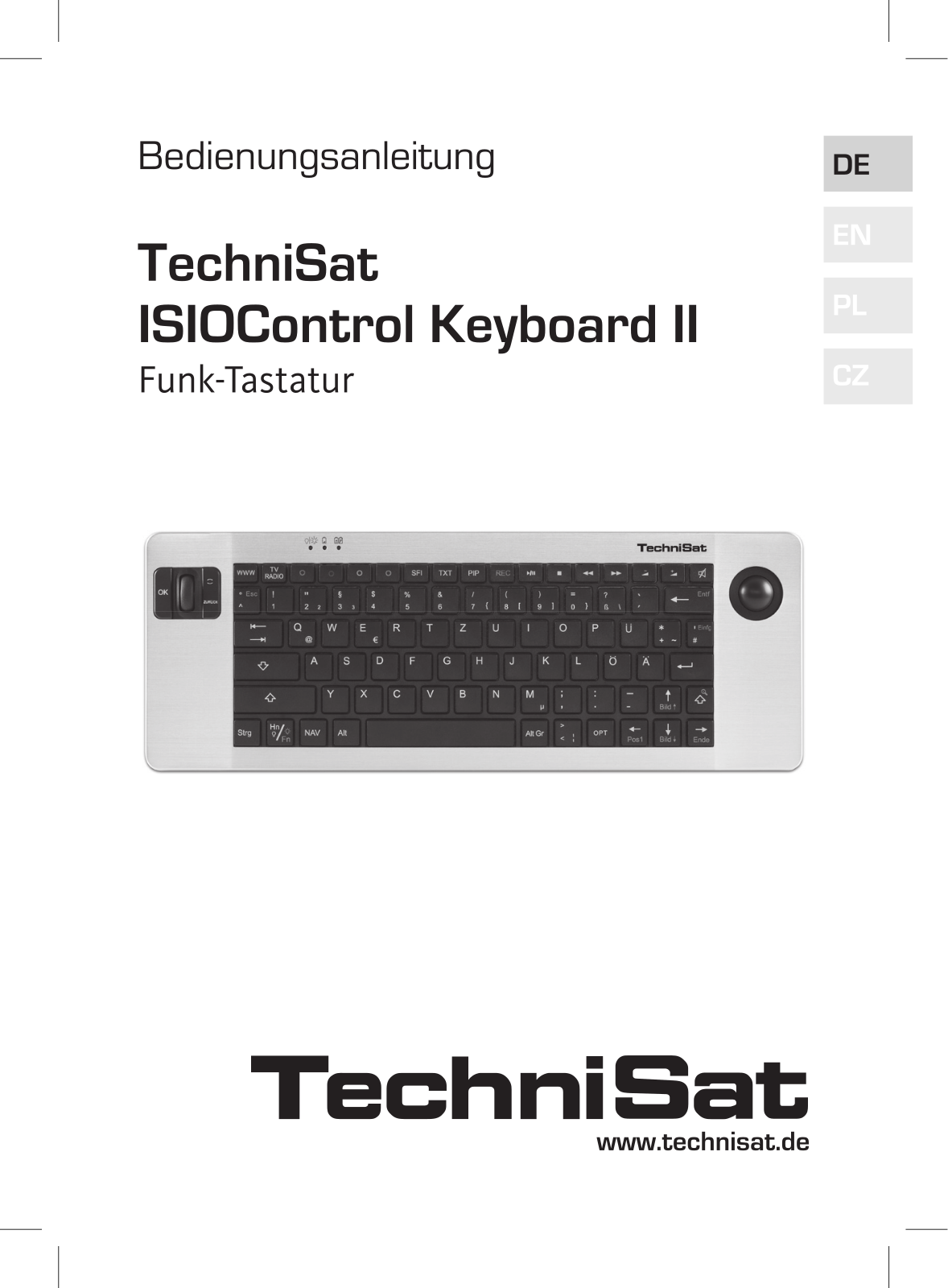 TechniSat ISIO Control Keyboard II operation manual