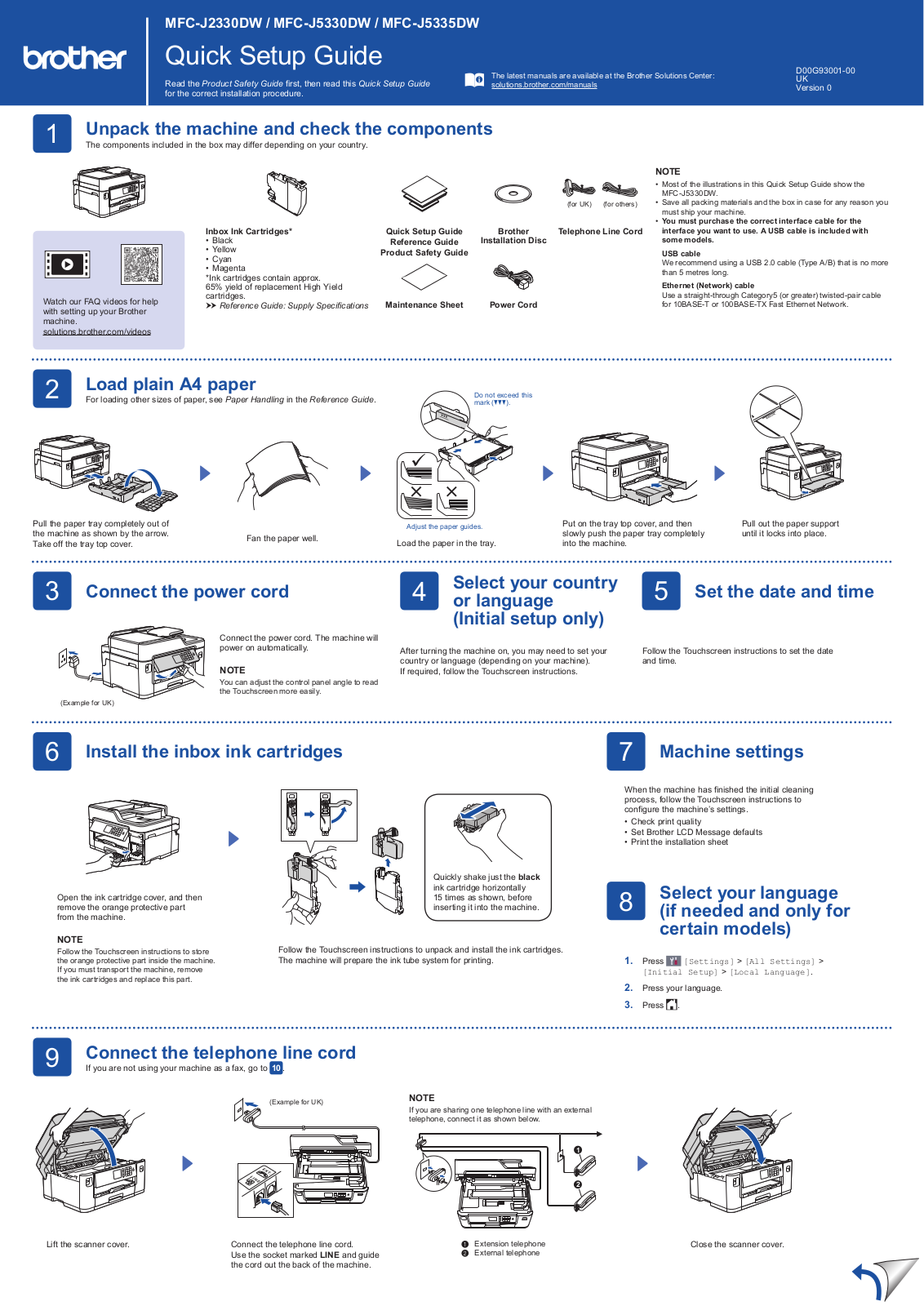 Brother MFC-J2330DW, MFC-J5335DW, MFC-J5330DW User Manual