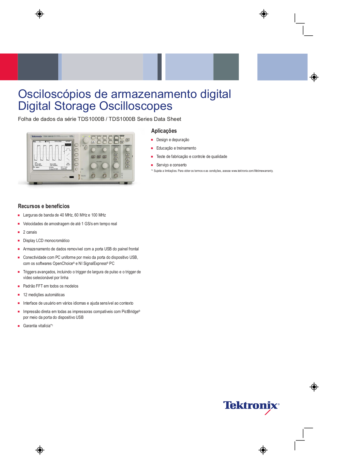 Tektronix TDS1012B DATASHEET