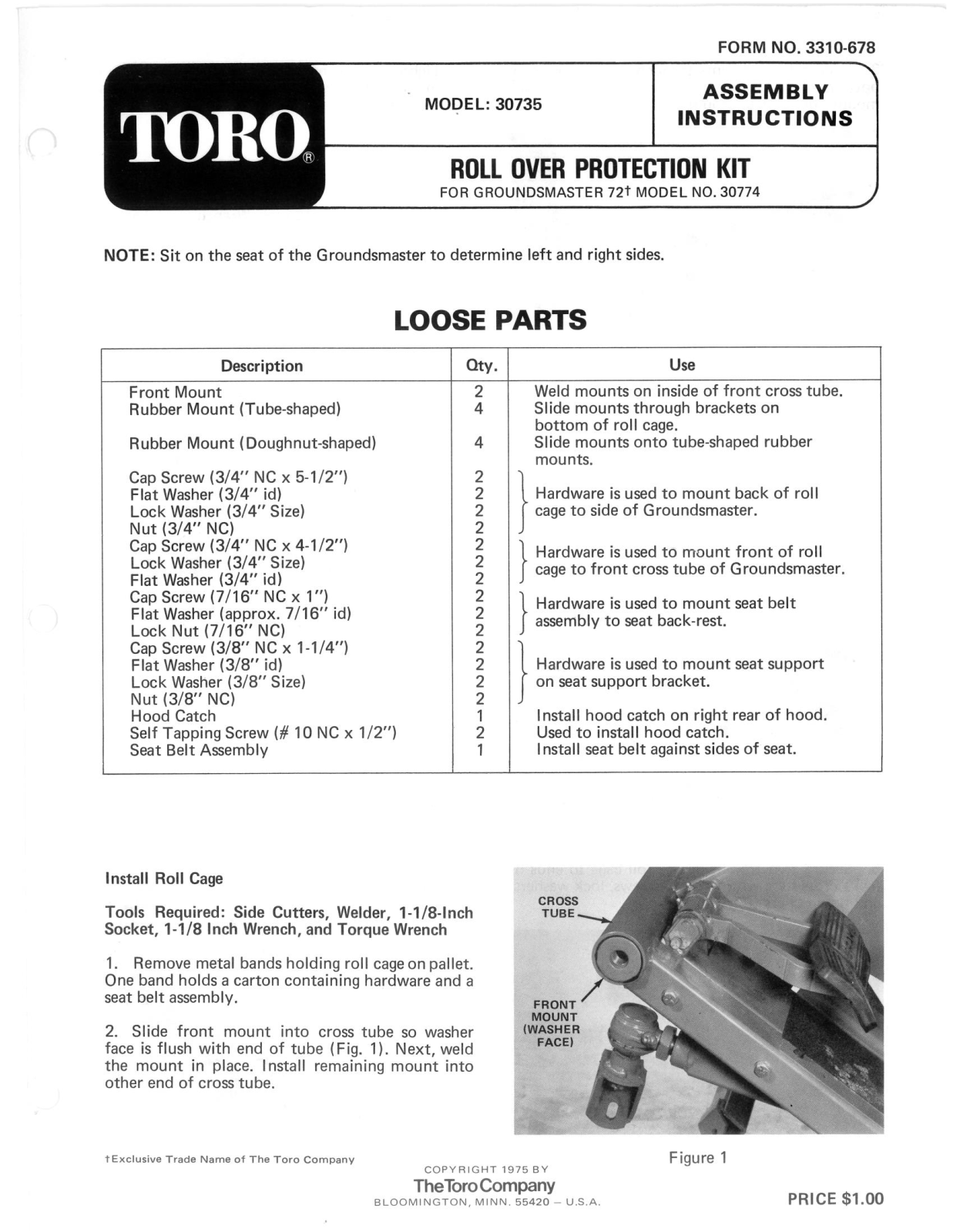 Toro 30735 Operator's Manual