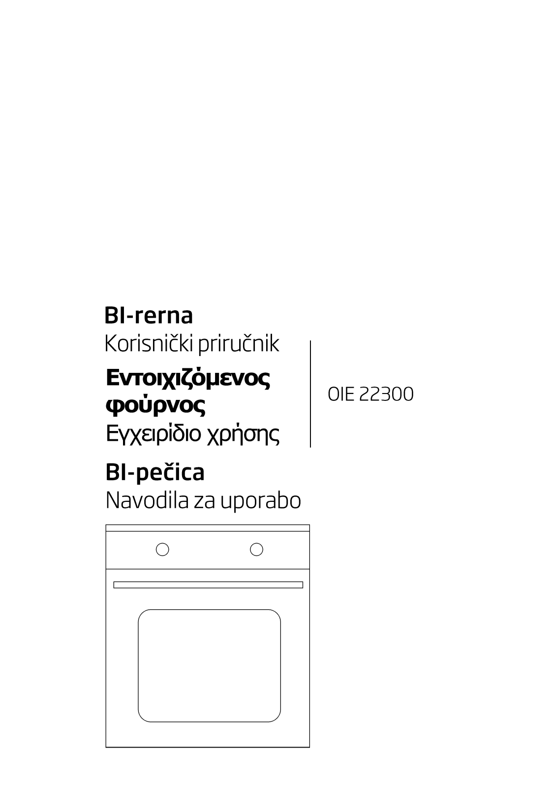 Beko OIE22300 User manual