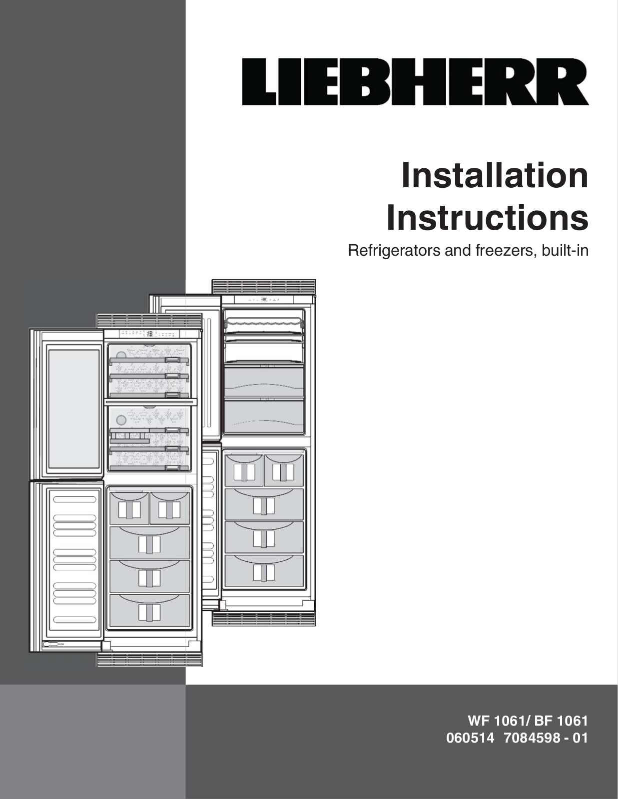 Liebherr WF1061 Instructions