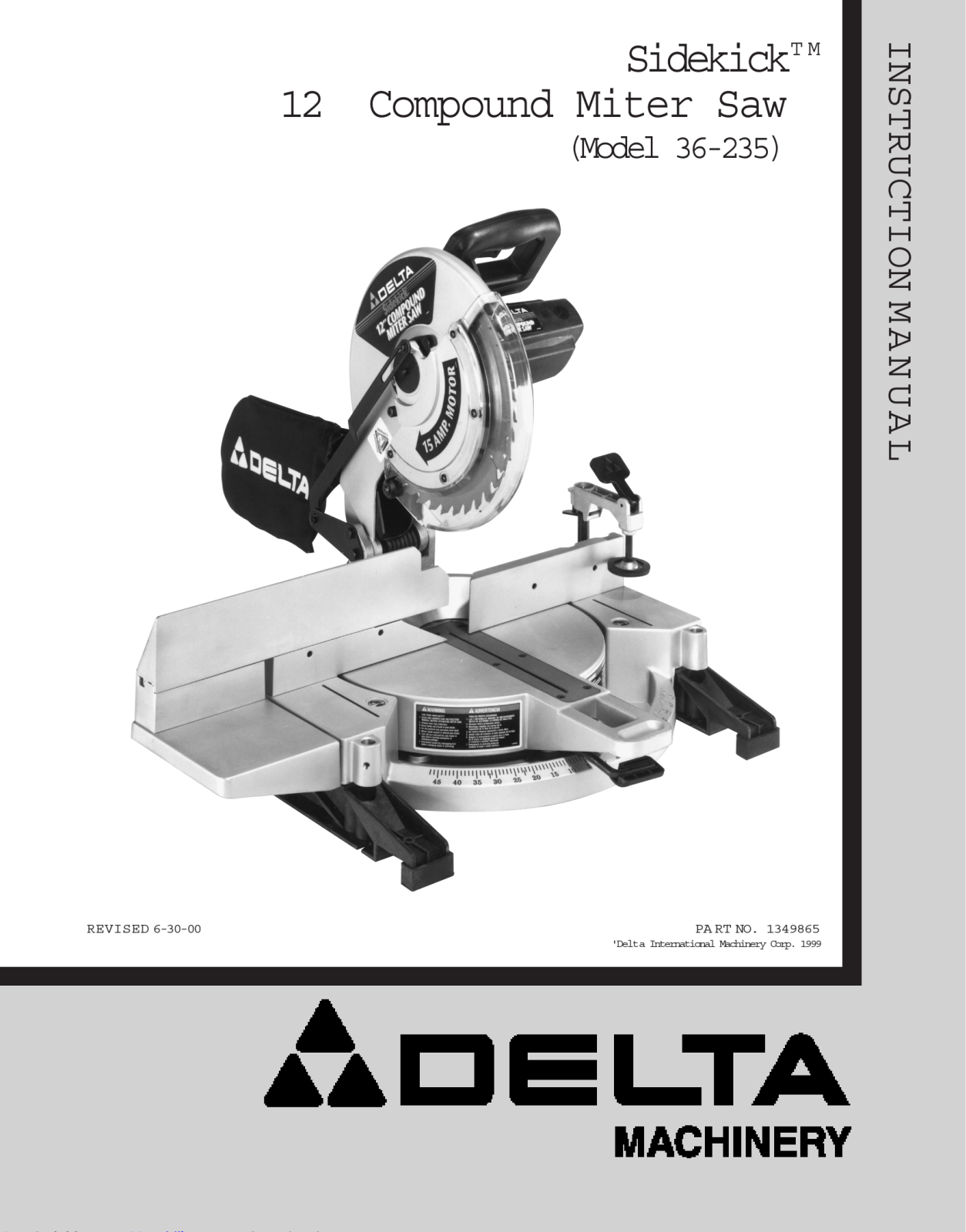 Delta 36-235 Instruction Manual