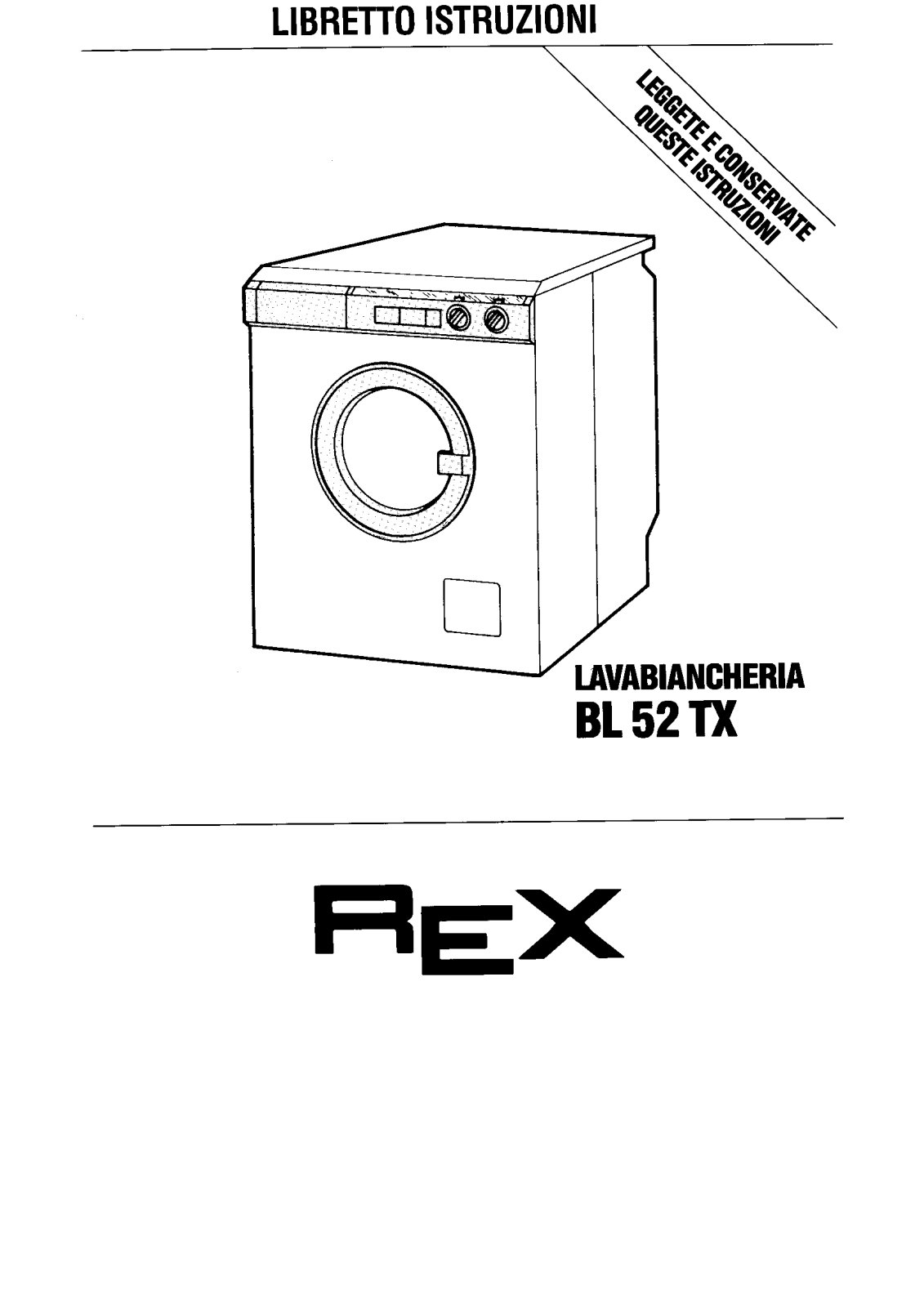 Rex BL52TX User Manual