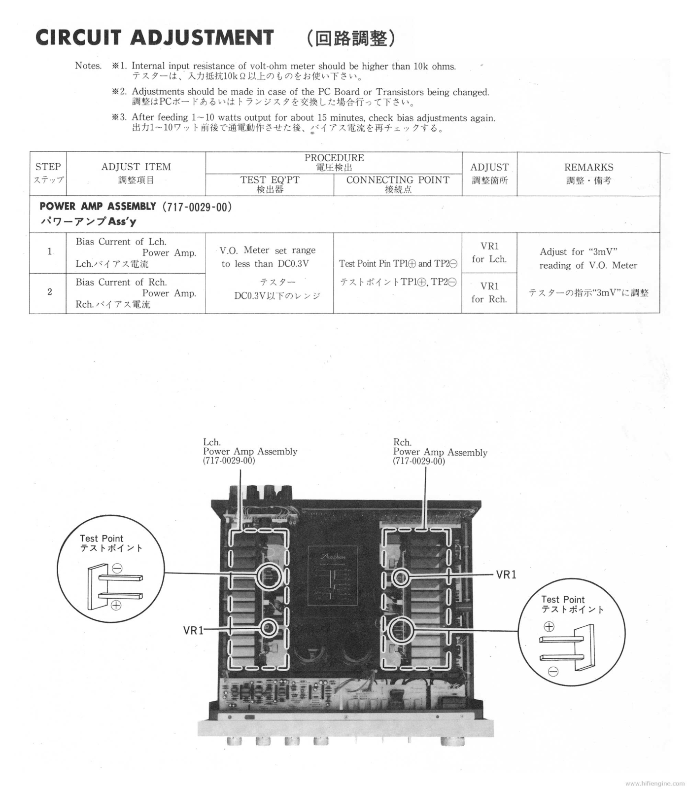 Accuphase E206 Schematic