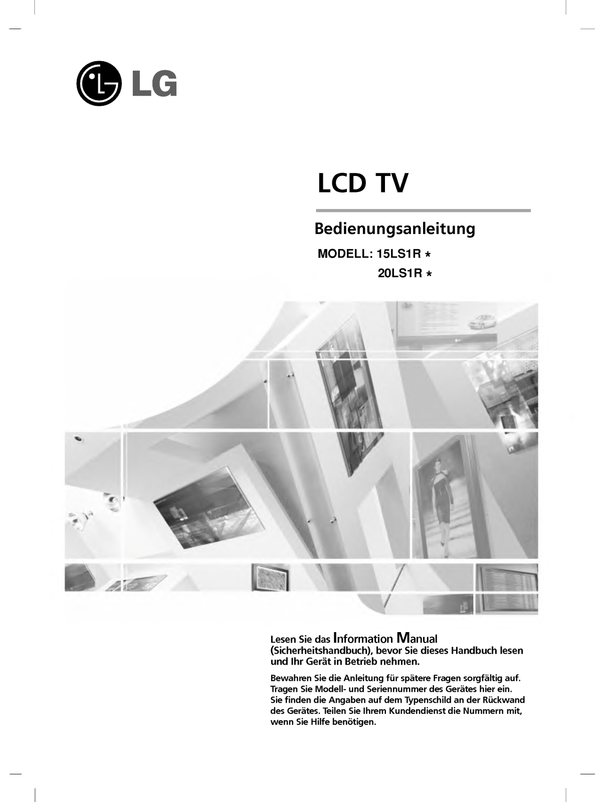 Lg 20LS1R, 15LS1R User Manual