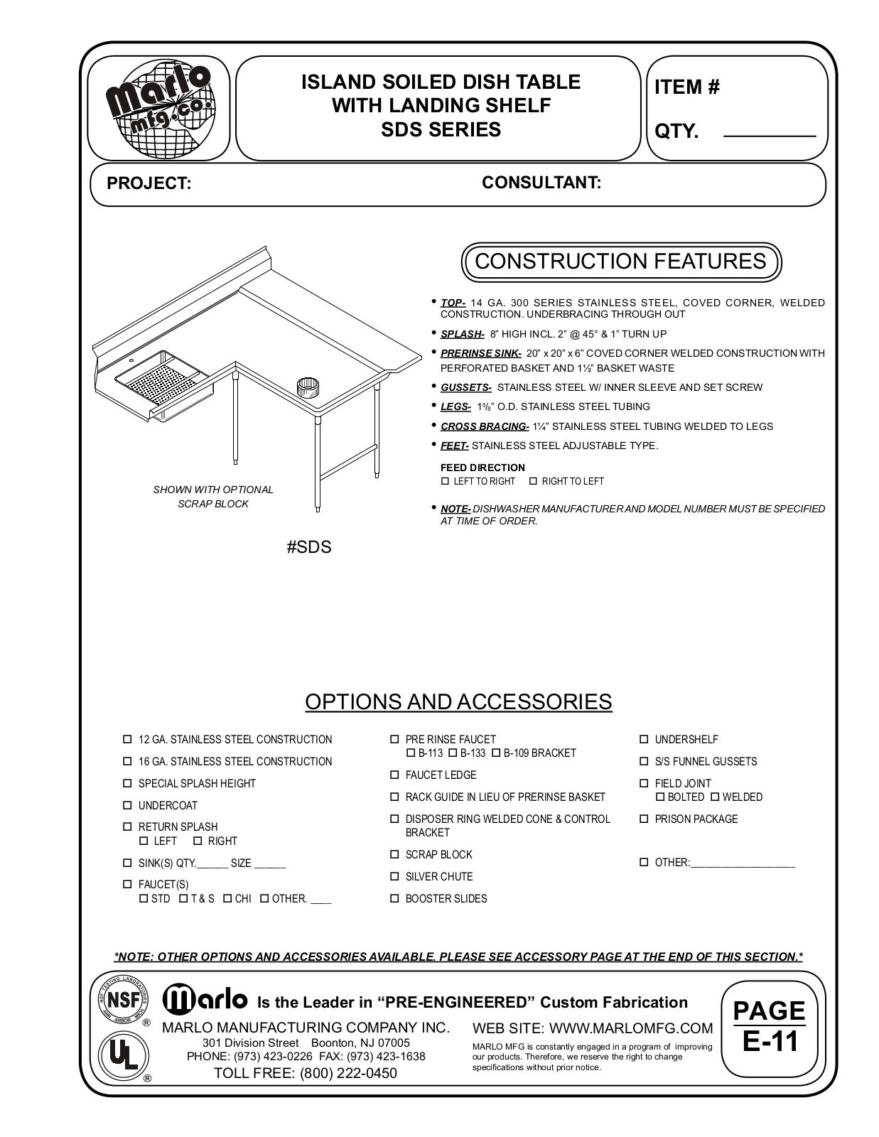 Marlo 4SDS6020L User Manual