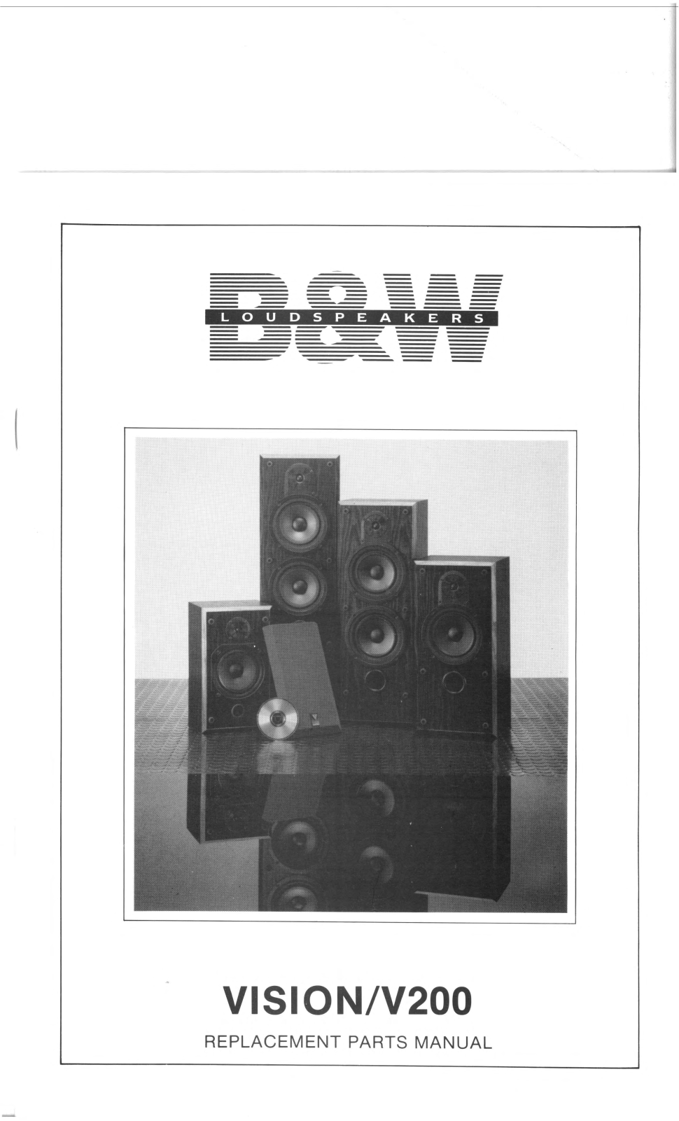 Bowers and Wilkins V-204 Service manual