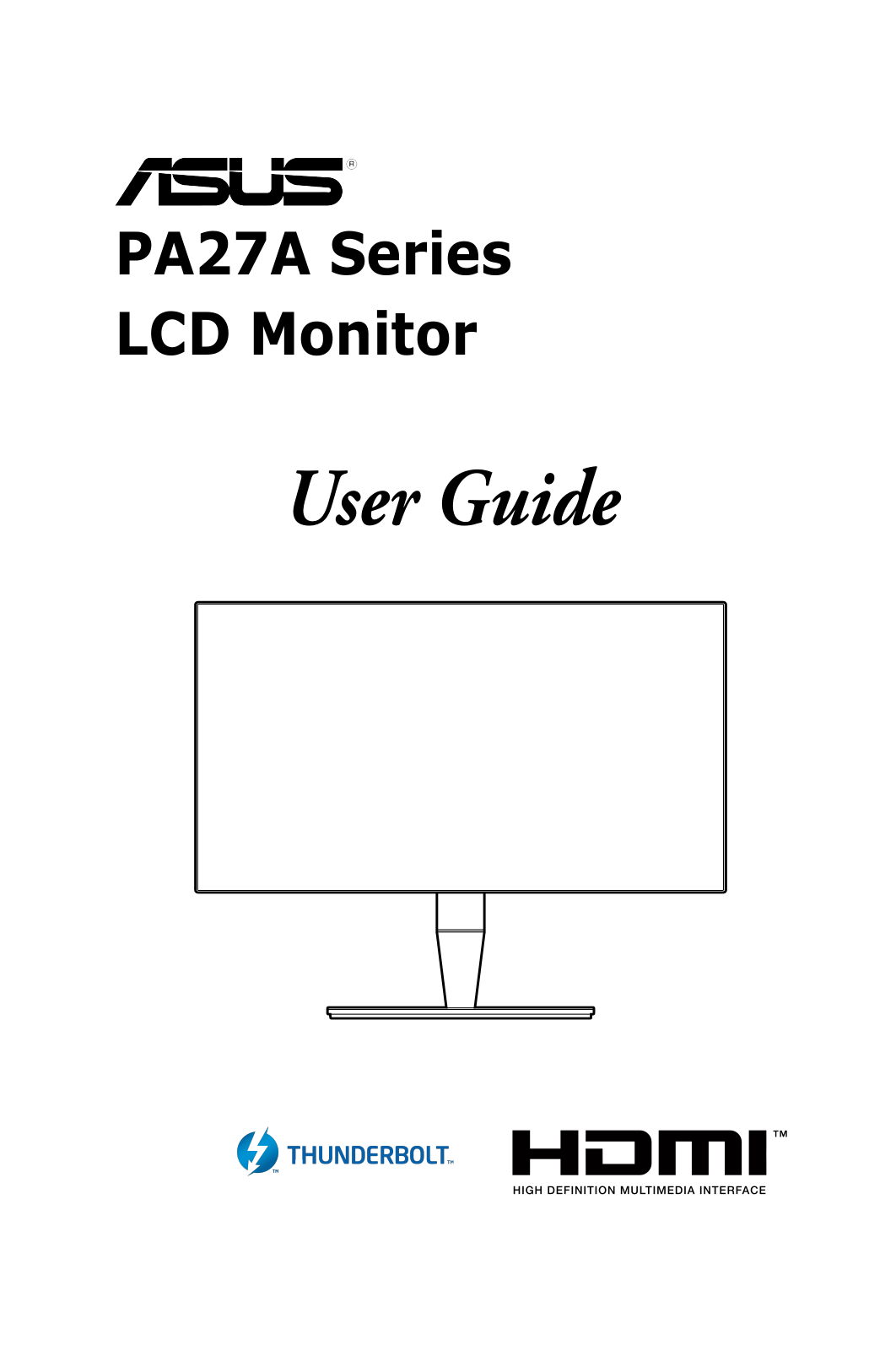 Asus PA27AC User Guide