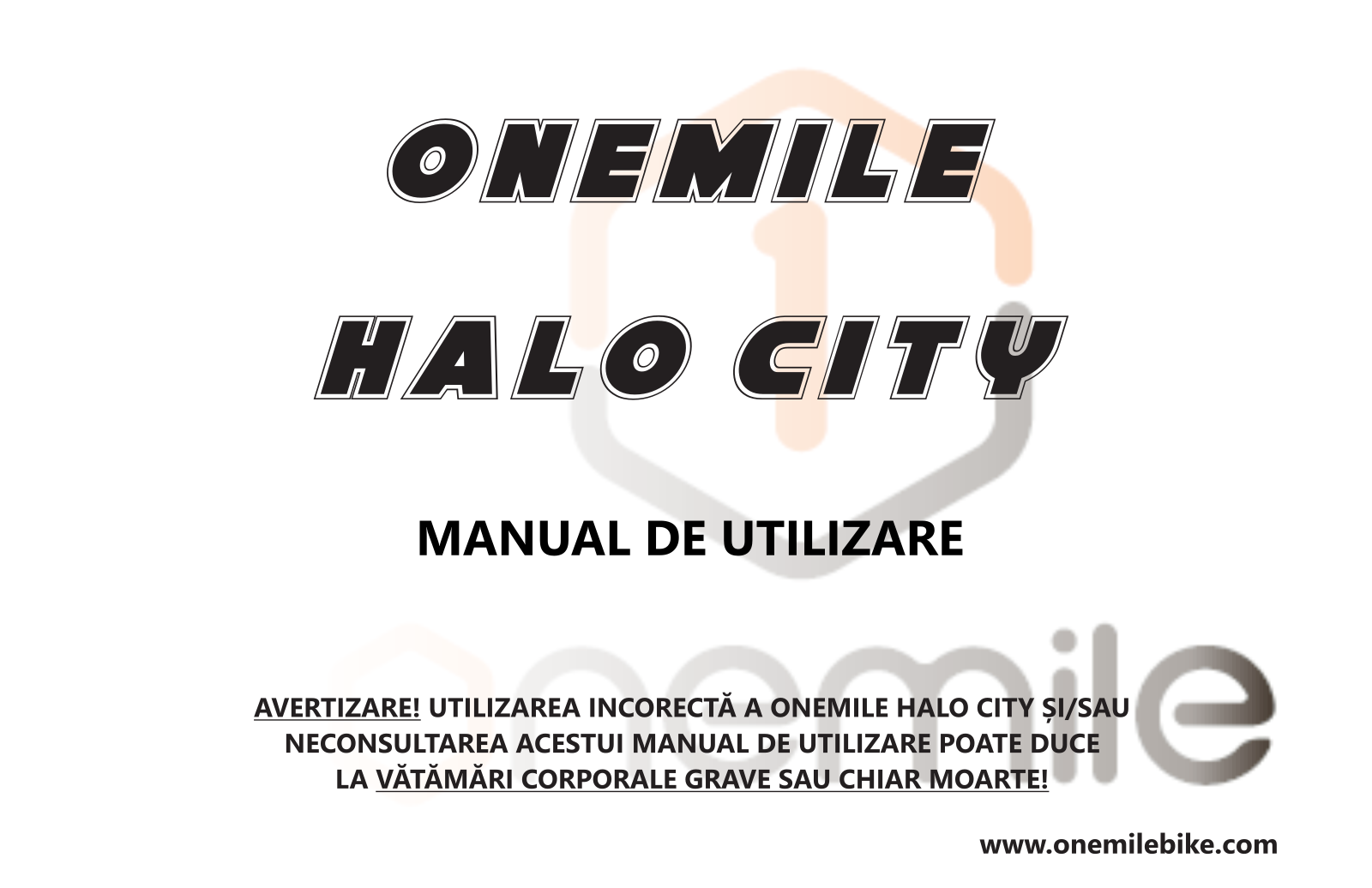 OneMile Halo City User guide - ManualMachine.com