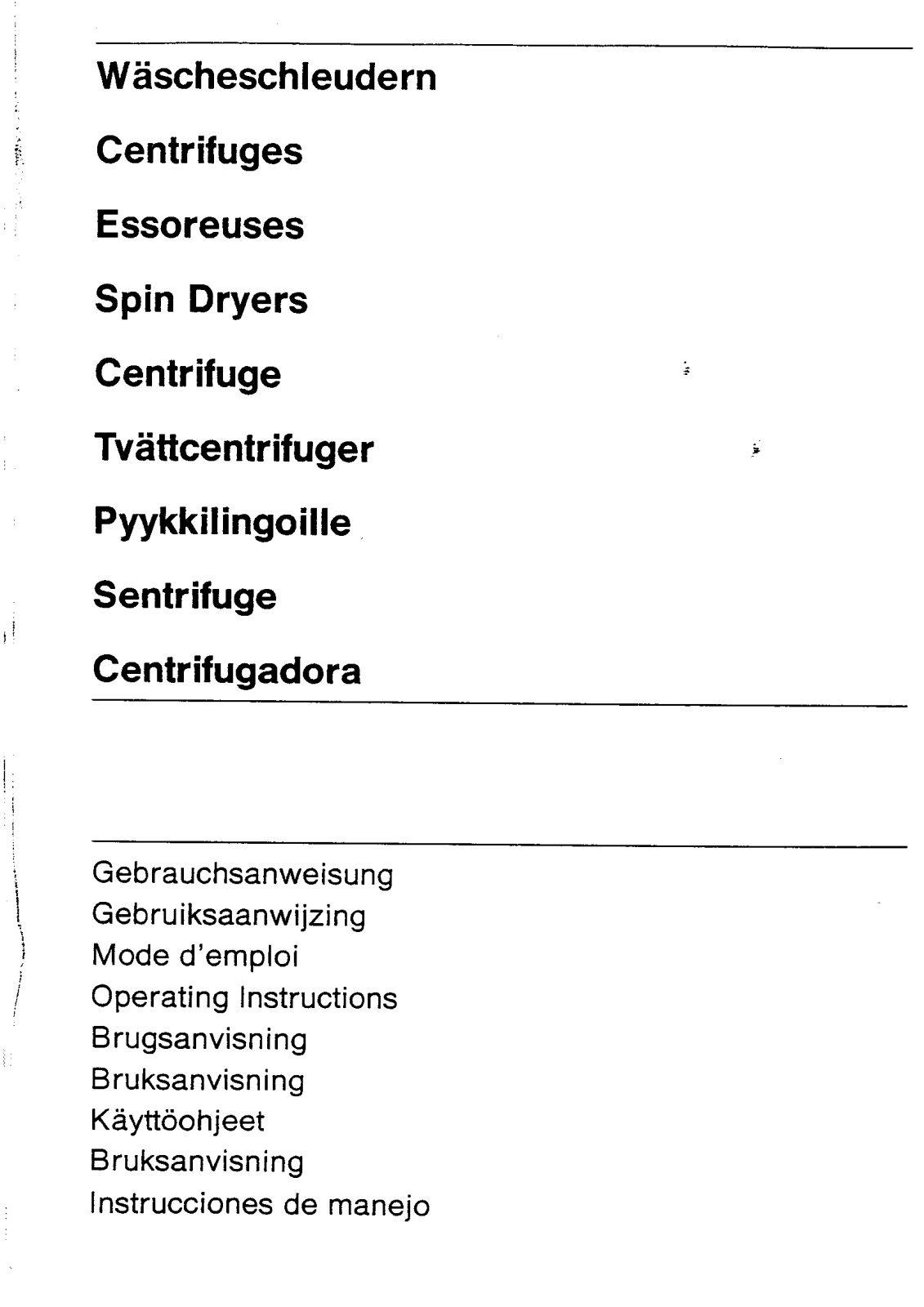 AEG-Electrolux NEWPOLC14 User Manual