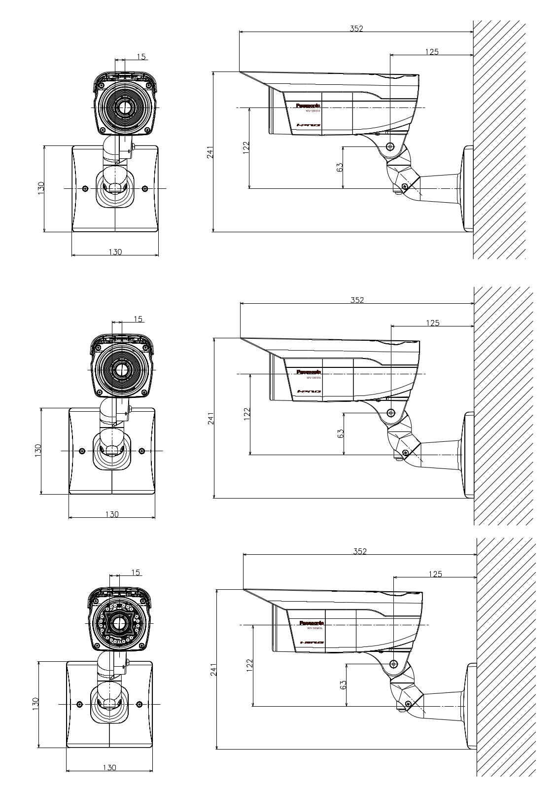 Panasonic WV-SW316, WV-SW316L User Manual