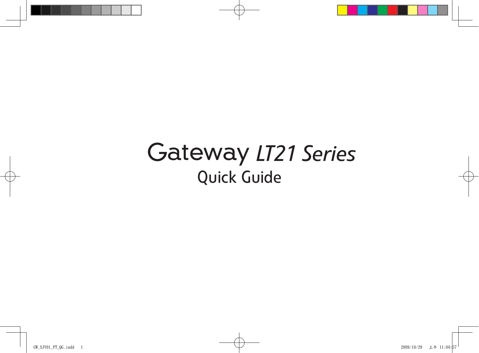 Gateway lt21 User Manual