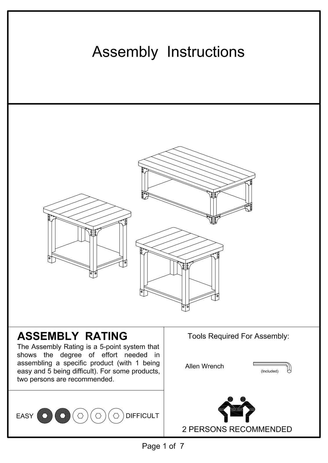 Loon Peak LNPE6534 Assembly Instructions - ManualMachine.com