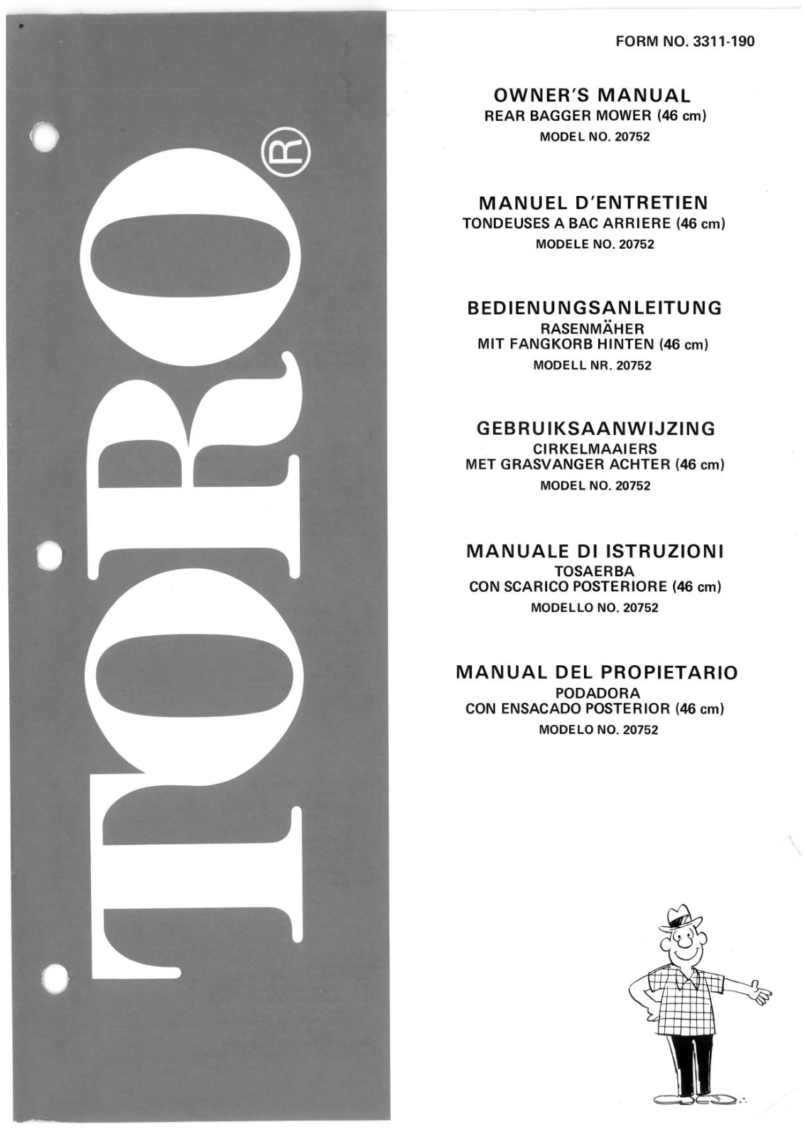 Toro 20752 Operator's Manual