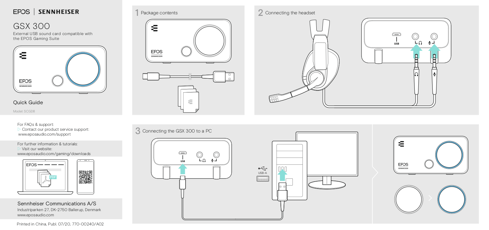 Epos Sennheiser GSX 300 Service Manual