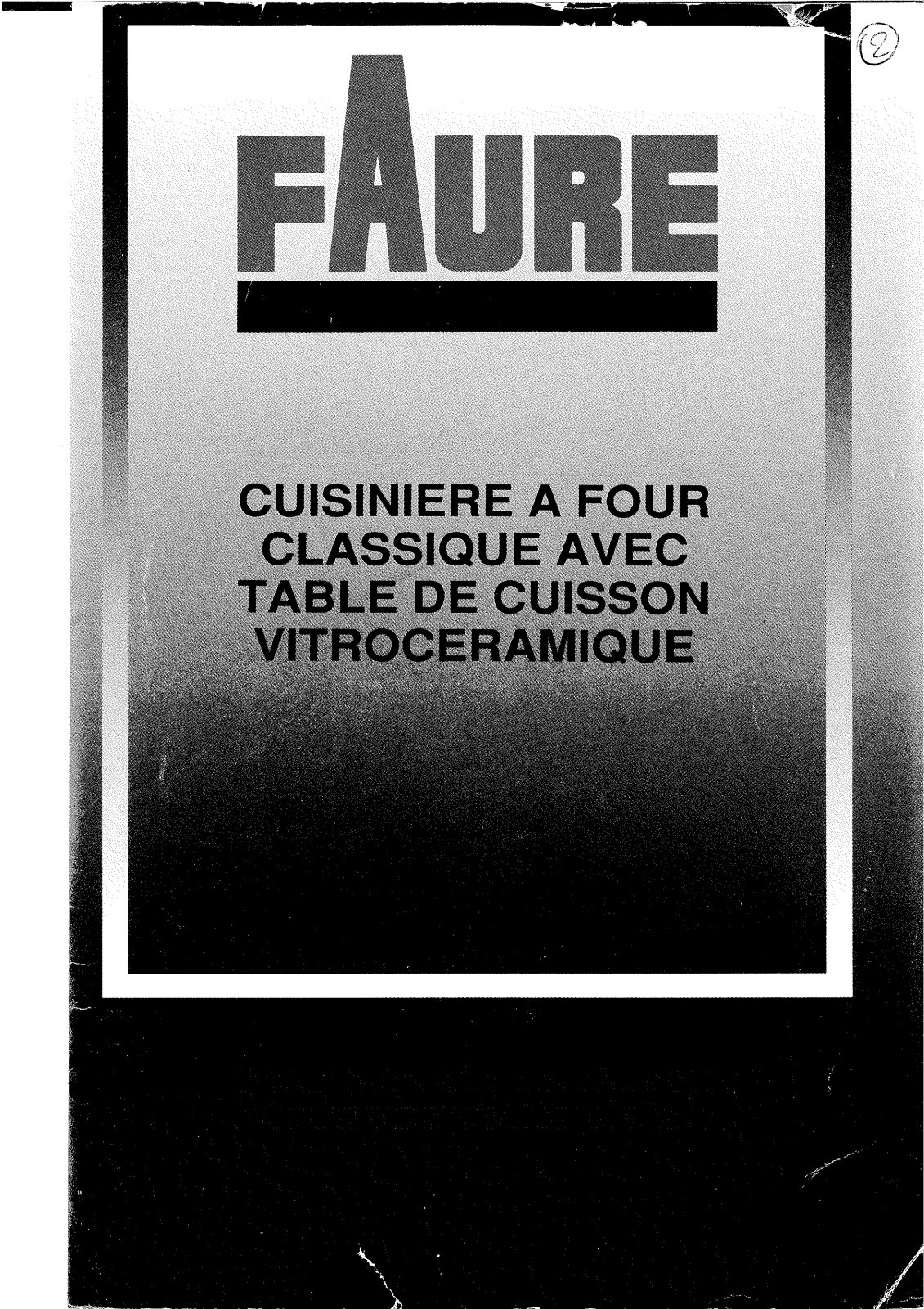 Faure CCV686W User Manual