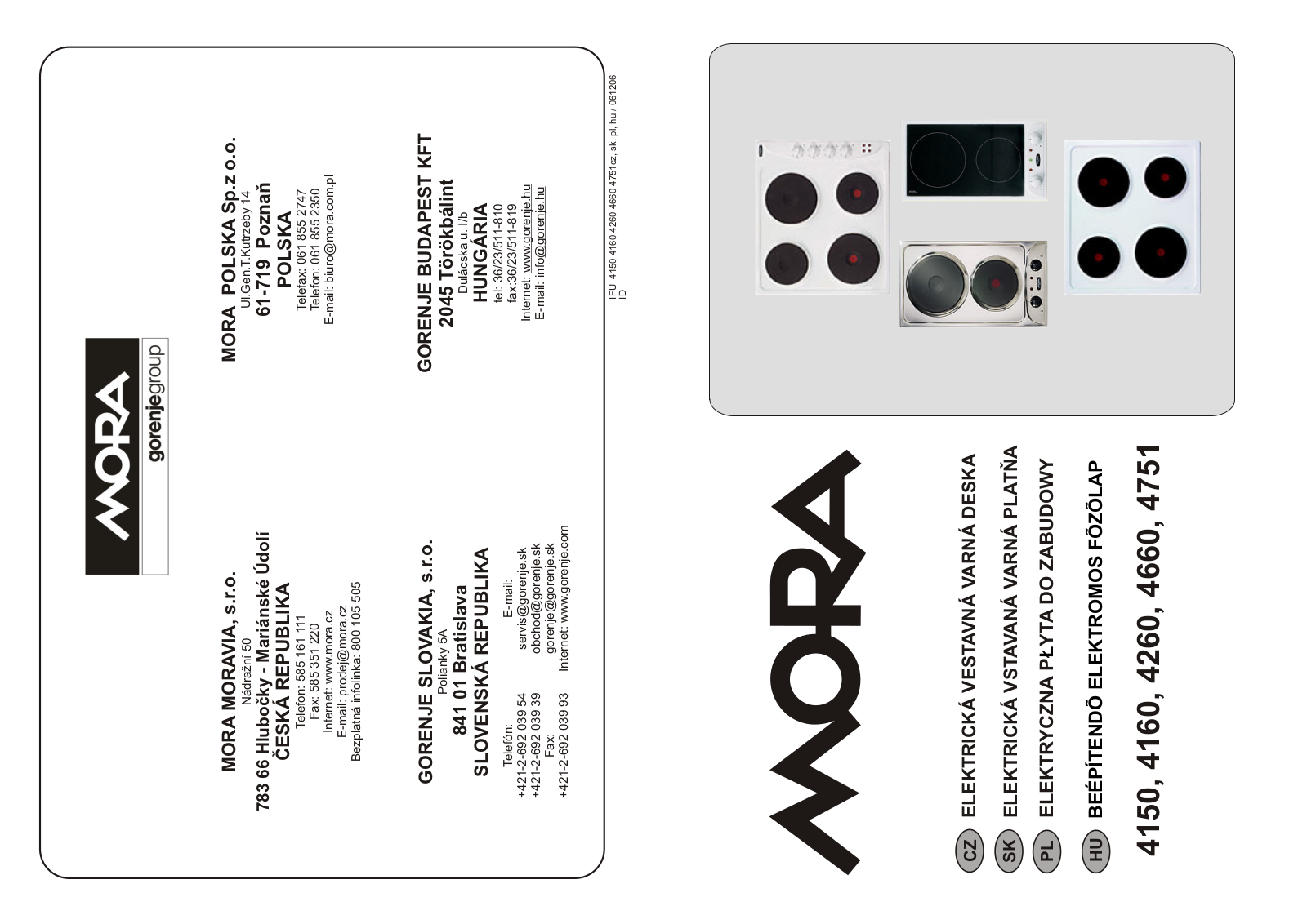 Mora VDE 630 W User Manual