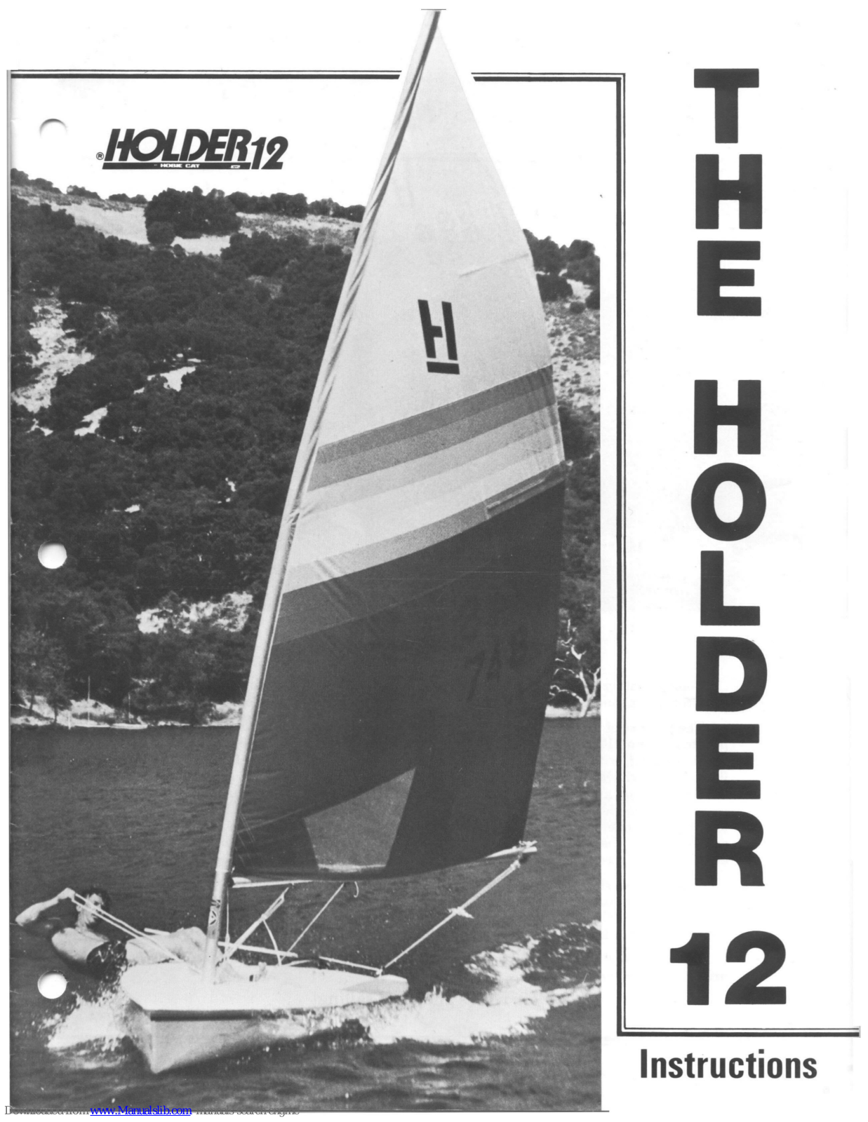 Hobie The Holder 12 Instructions Manual