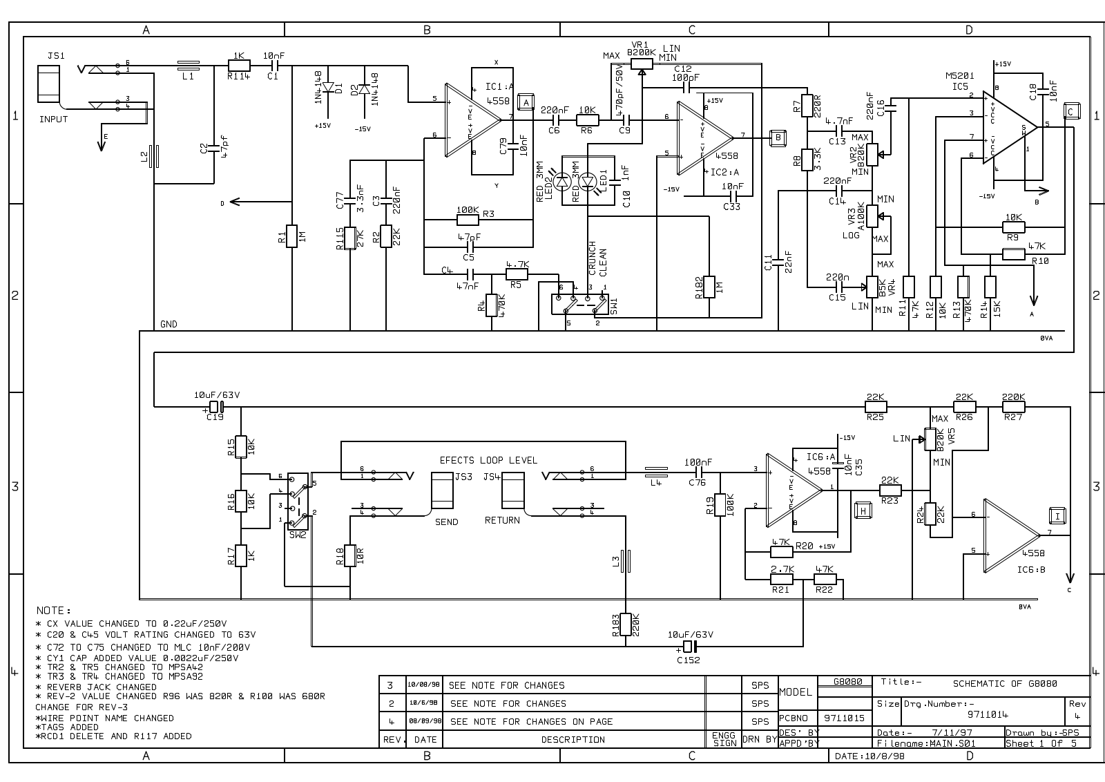 SONY G80RCD, G100RCD Service Manual