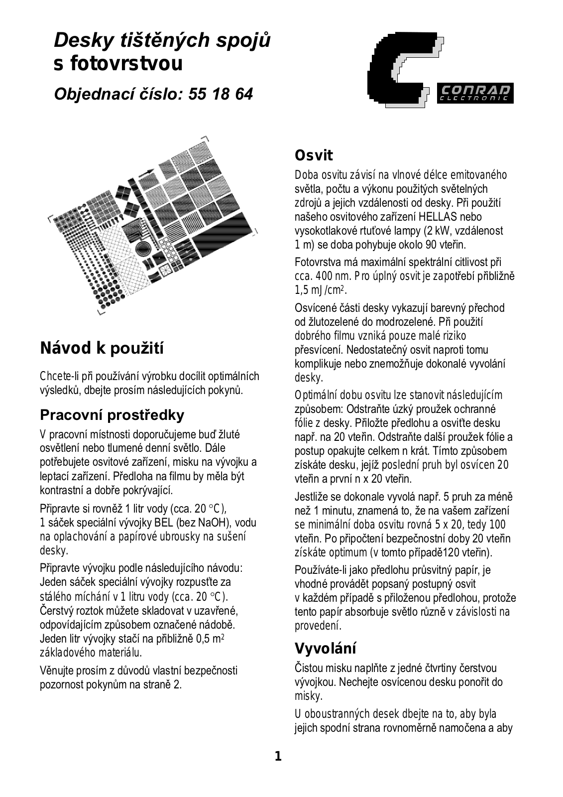 Conrad 551864 Operation Manual