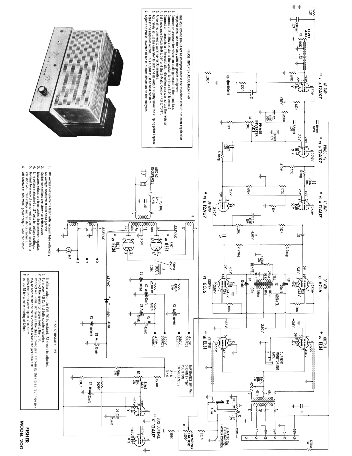 Fisher Radio 200 Schematic - ManualMachine.com