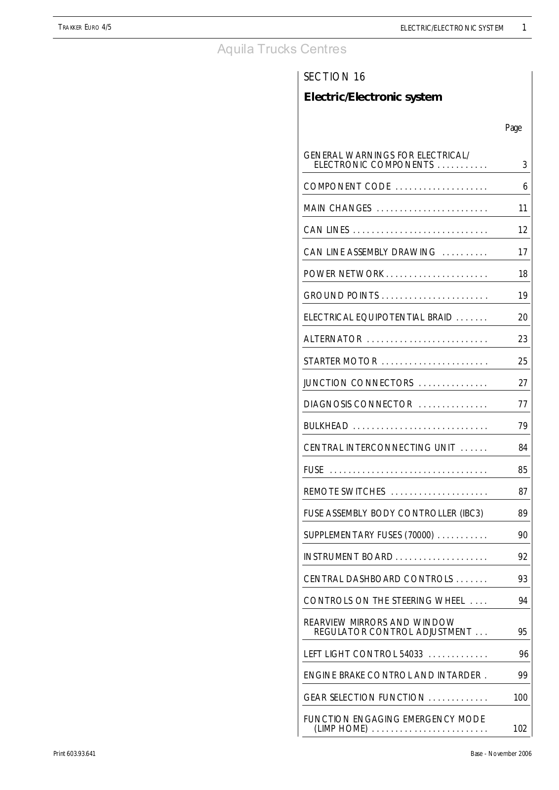 Iveco EURO TRAKKER Repair Manual