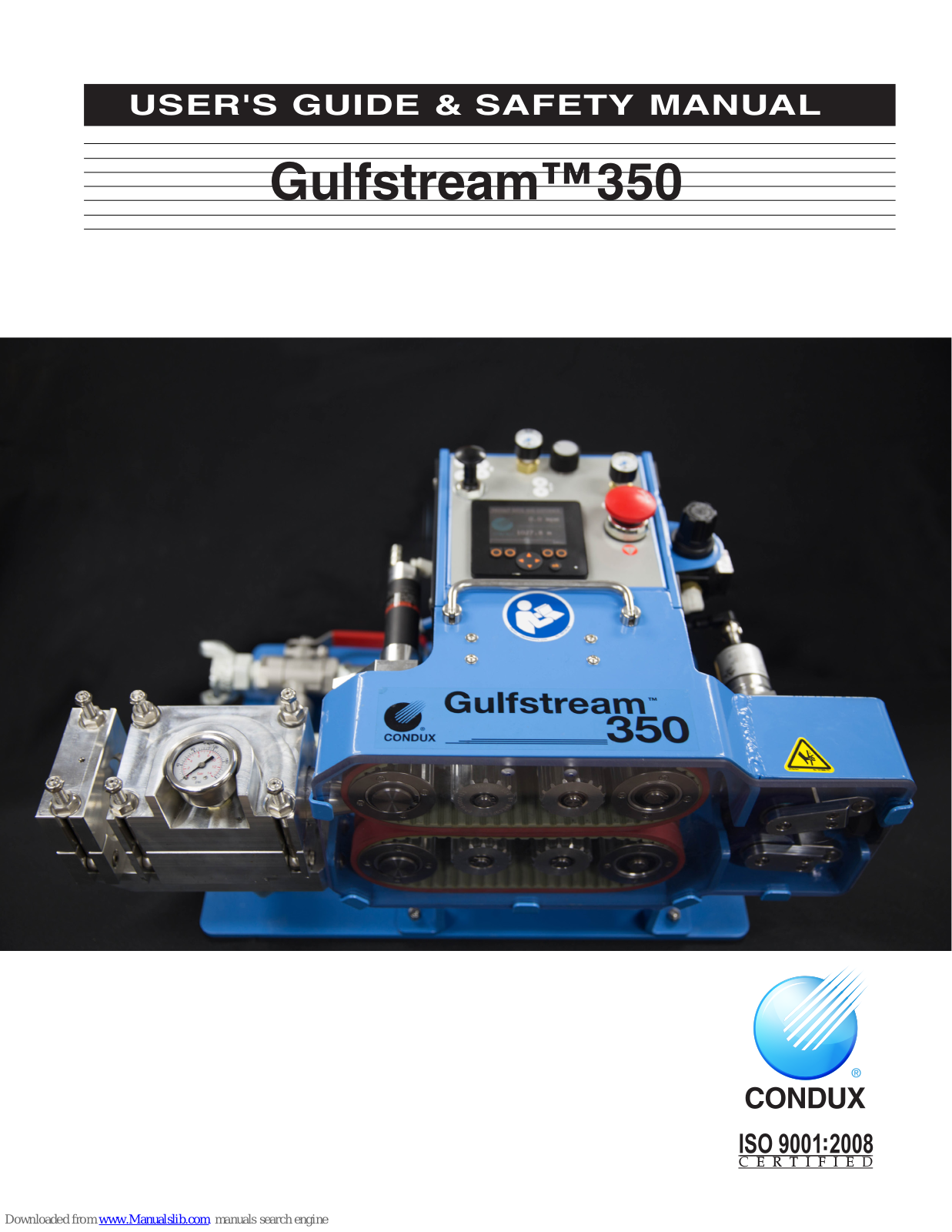 Condux Gulfstream 350 User's Manual & Safety Manual