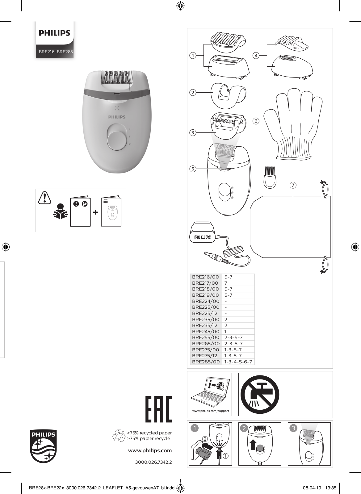 Philips BRP529 User Manual