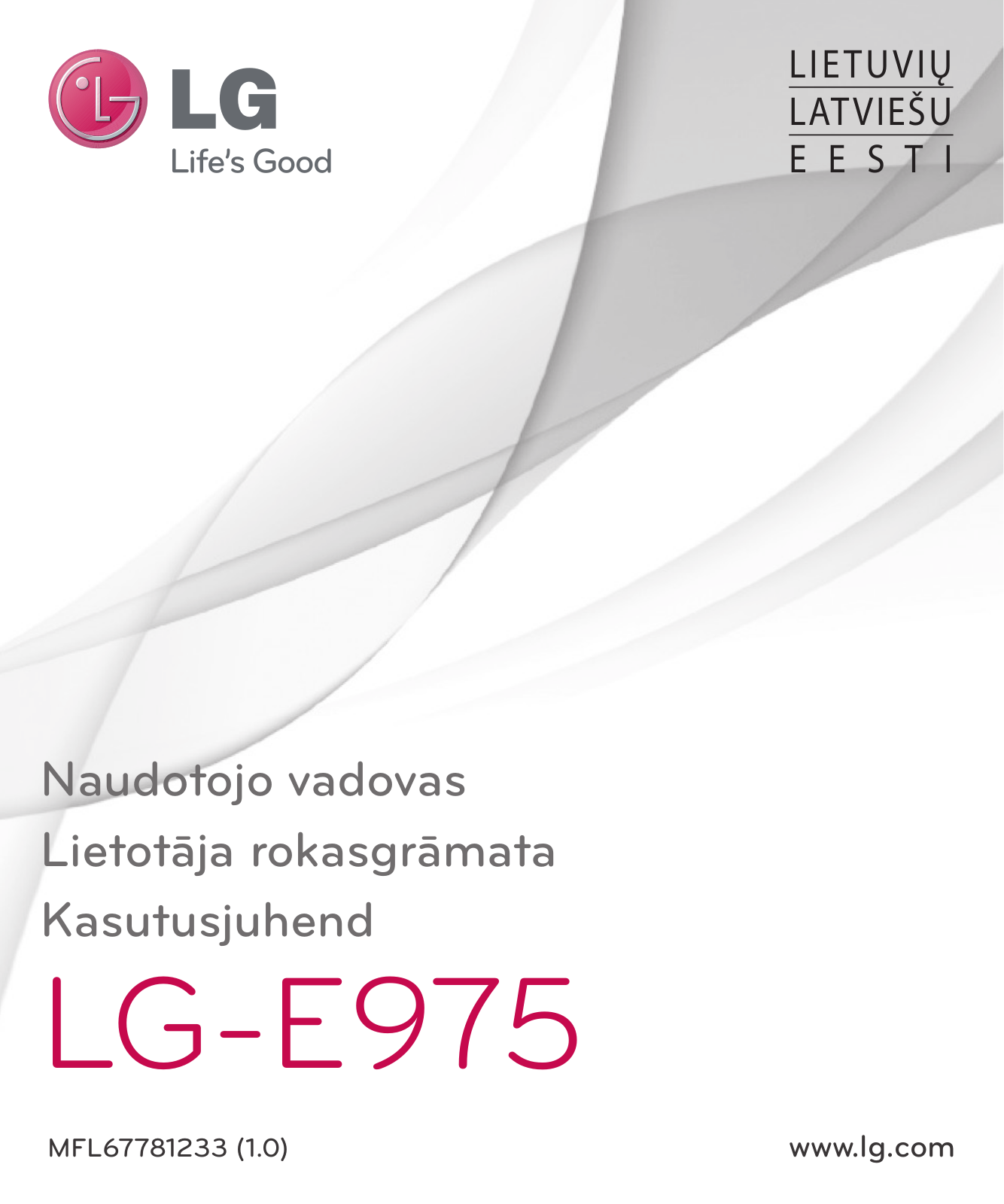 LG LGE975 Owner’s Manual