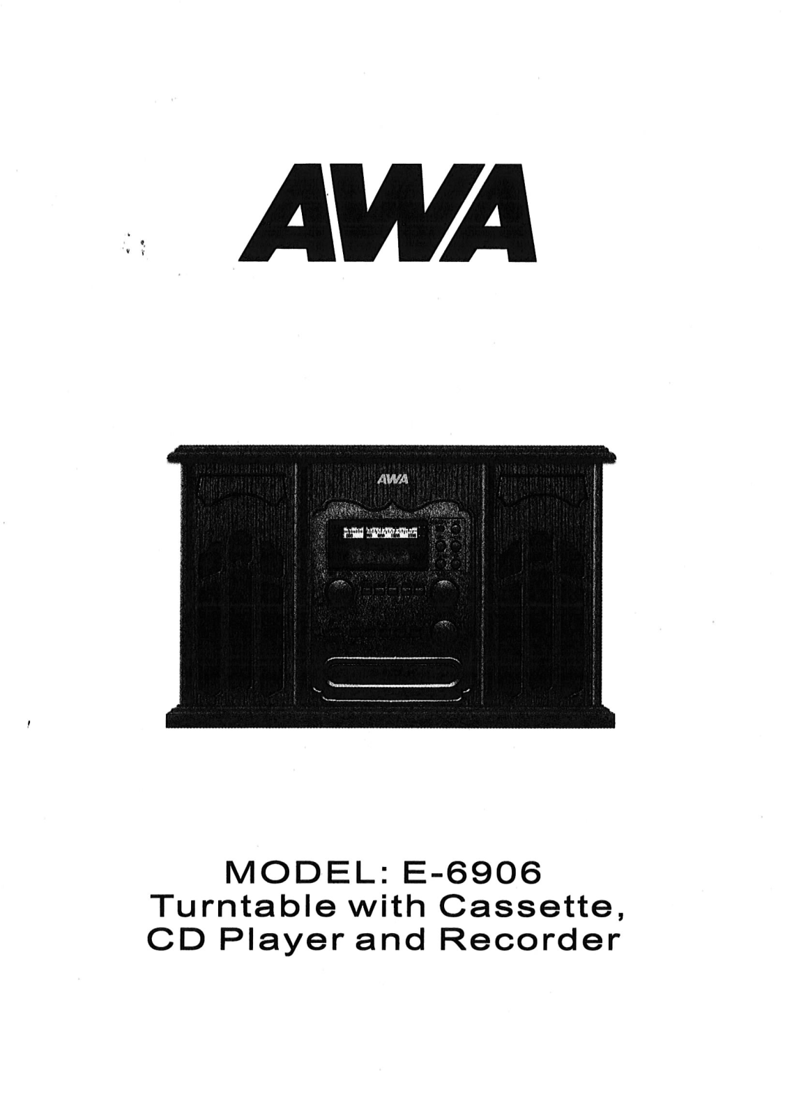 AWA E6906 User's Manual